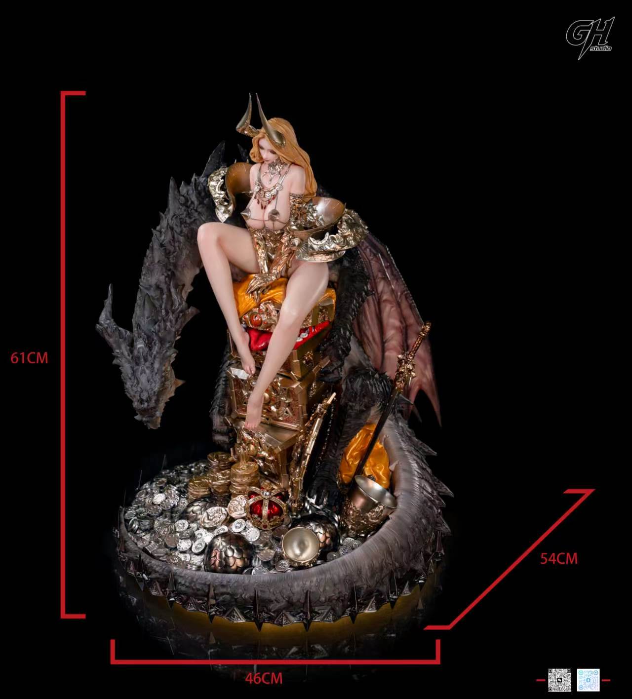 Original GuangHan Studio The Greedy Witch – ClubHouse Statues