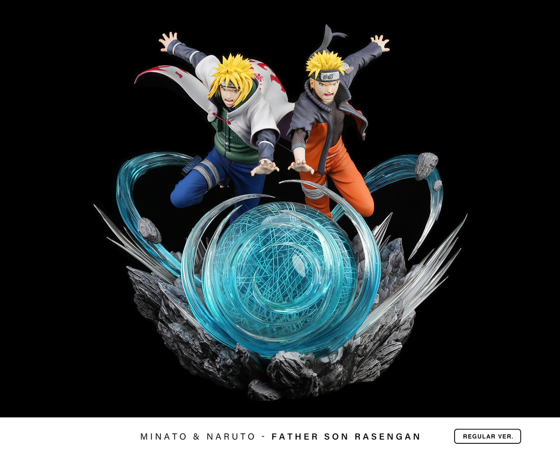 Naruto Chikara Studio Rasengan Minato x Naruto Resin Statue
