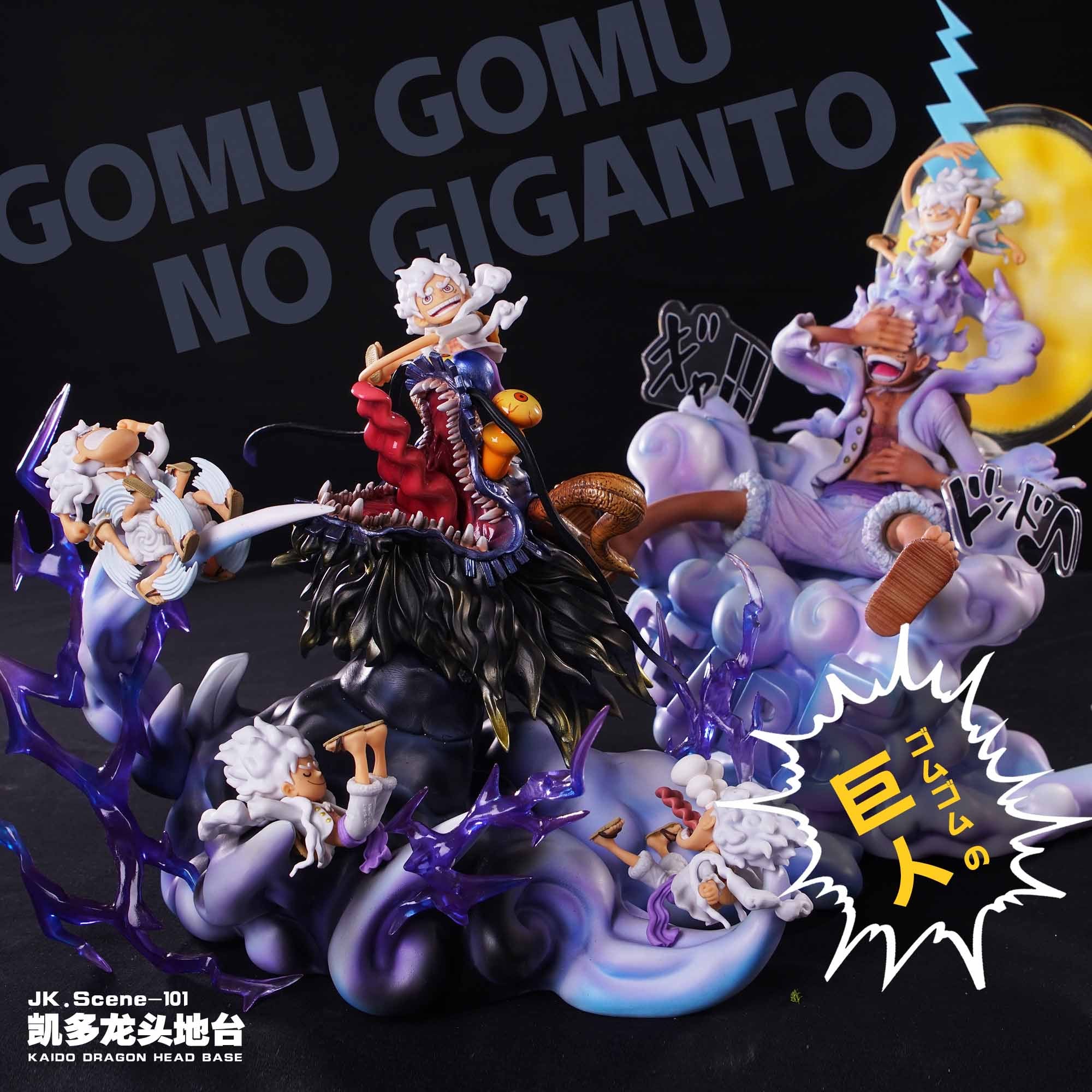 One Piece JacksDo Studio Kaido Dragon Head Base Resin Statue