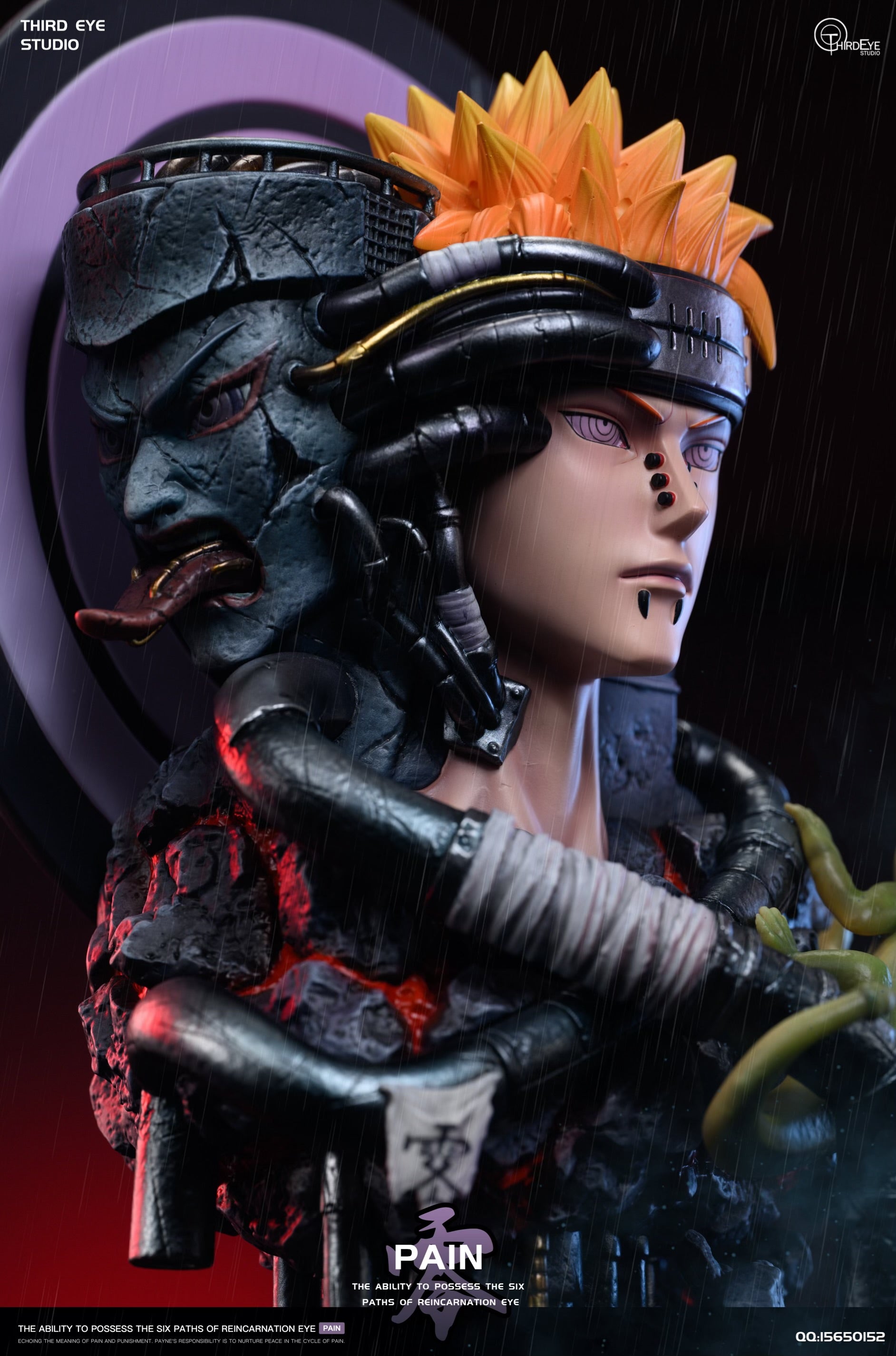 Naruto Third Eye Studio Pain Bust – ClubHouse Statues