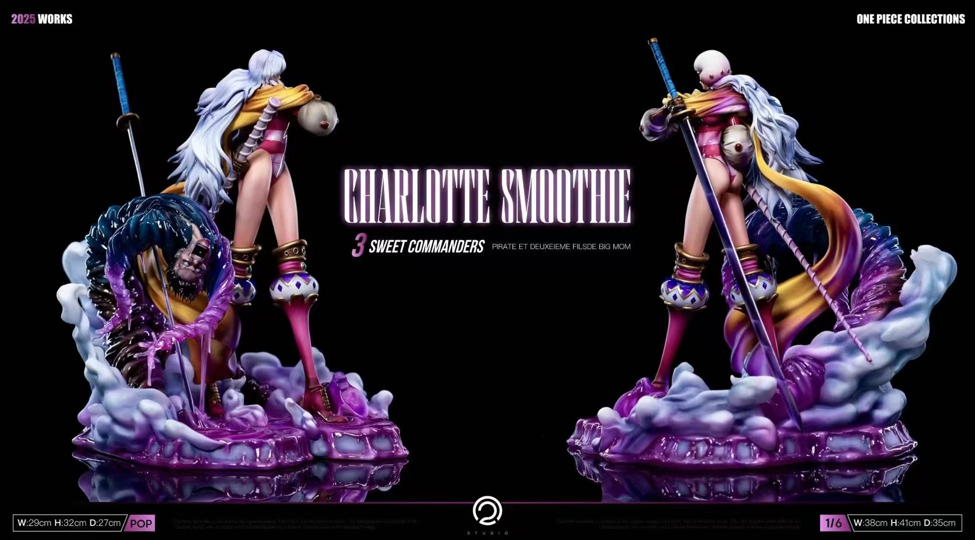 One Piece C2 Studio Charlotte Smoothie Resin Statue – ClubHouse