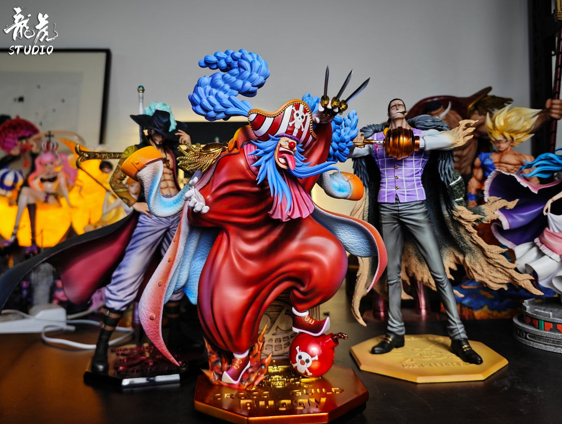 One Piece LongHu Studio Buggy The Clown Resin Statue