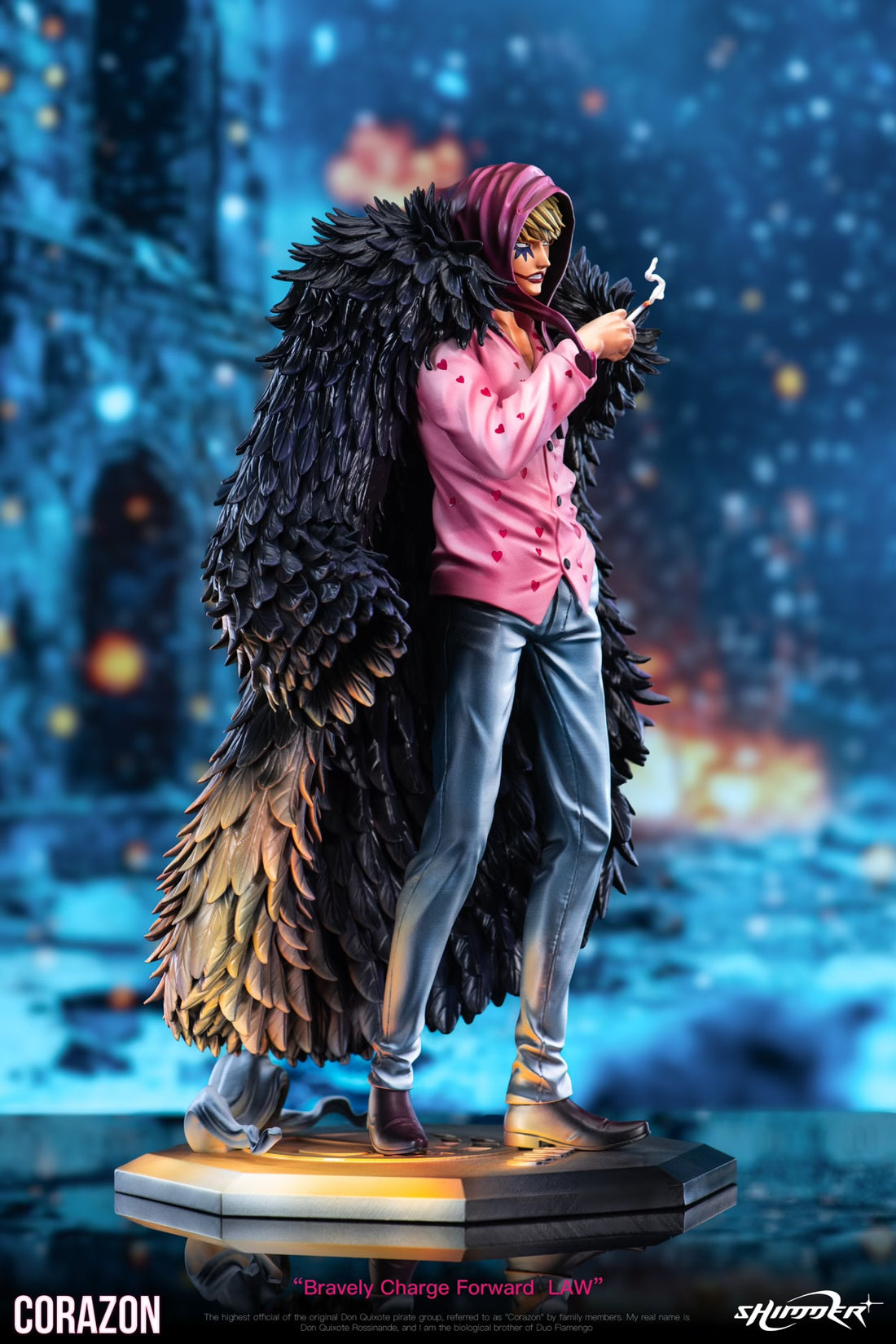 One Piece Shimmer Studio Donquixote Rosinante Resin Statue