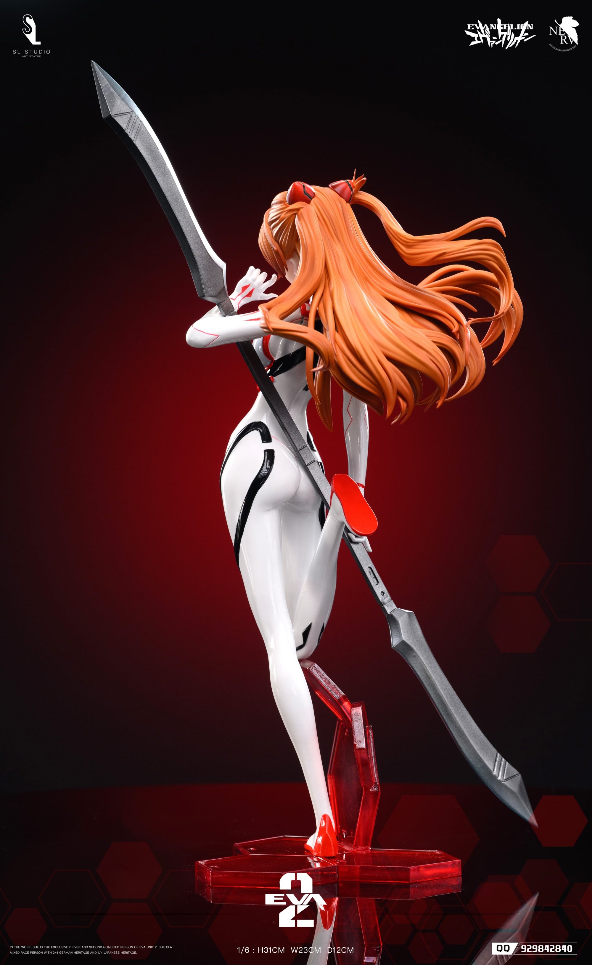 sceneⅡ ASKA Neon Genesis Evangelion SL Studio Combat Suit Asuka Resin