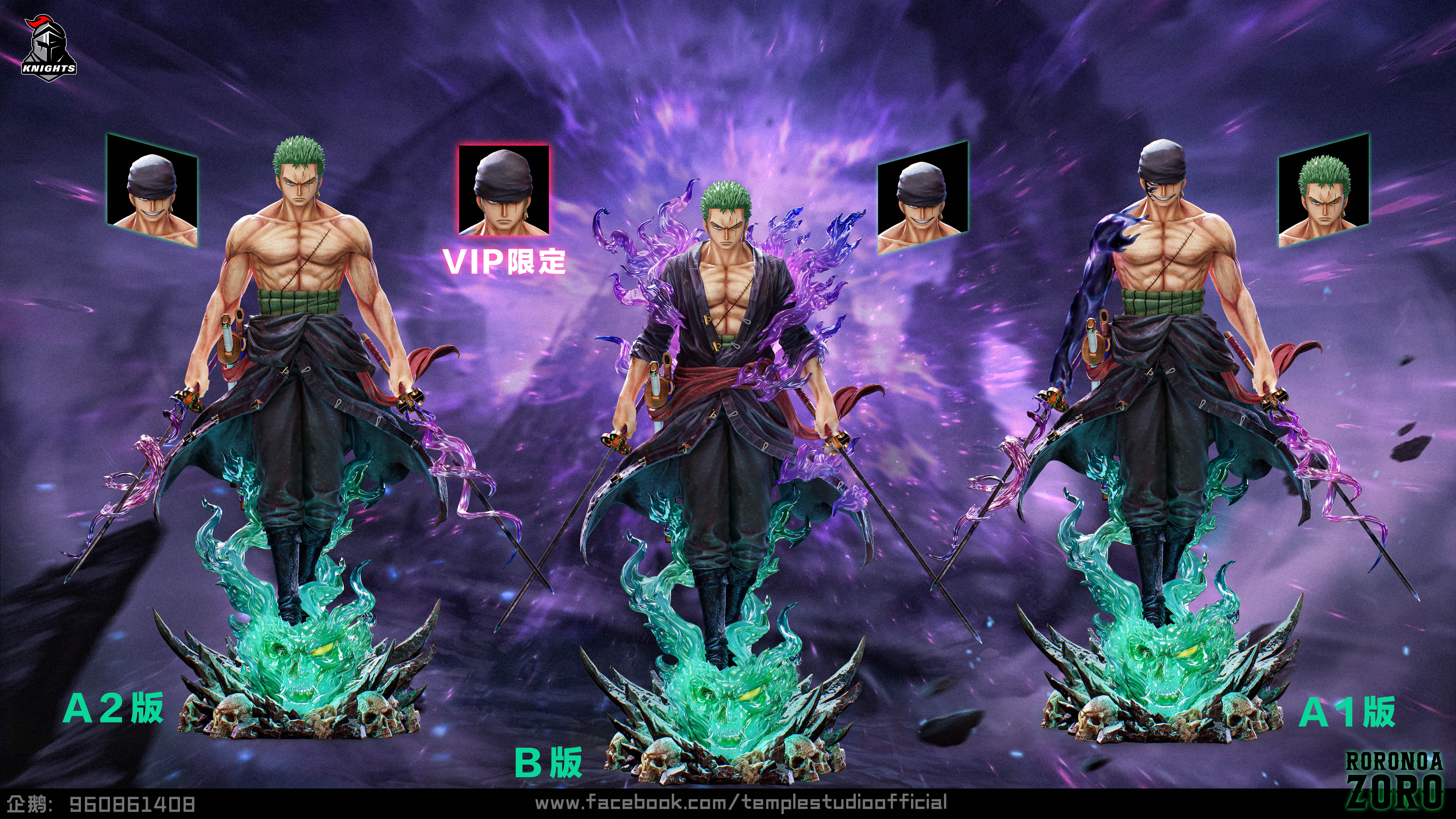 One Piece Temple Studio Roronoa Zoro – ClubHouse Statues