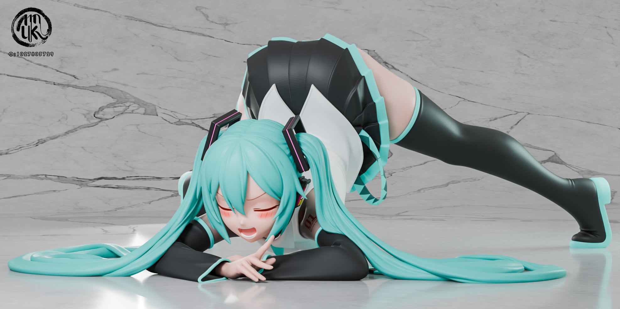 MoKu Studio VOCALOID 初音ミク Jack-o pose Project Sekai Vocaloid MoKu Studio Hatsune Miku Jack-o Pose