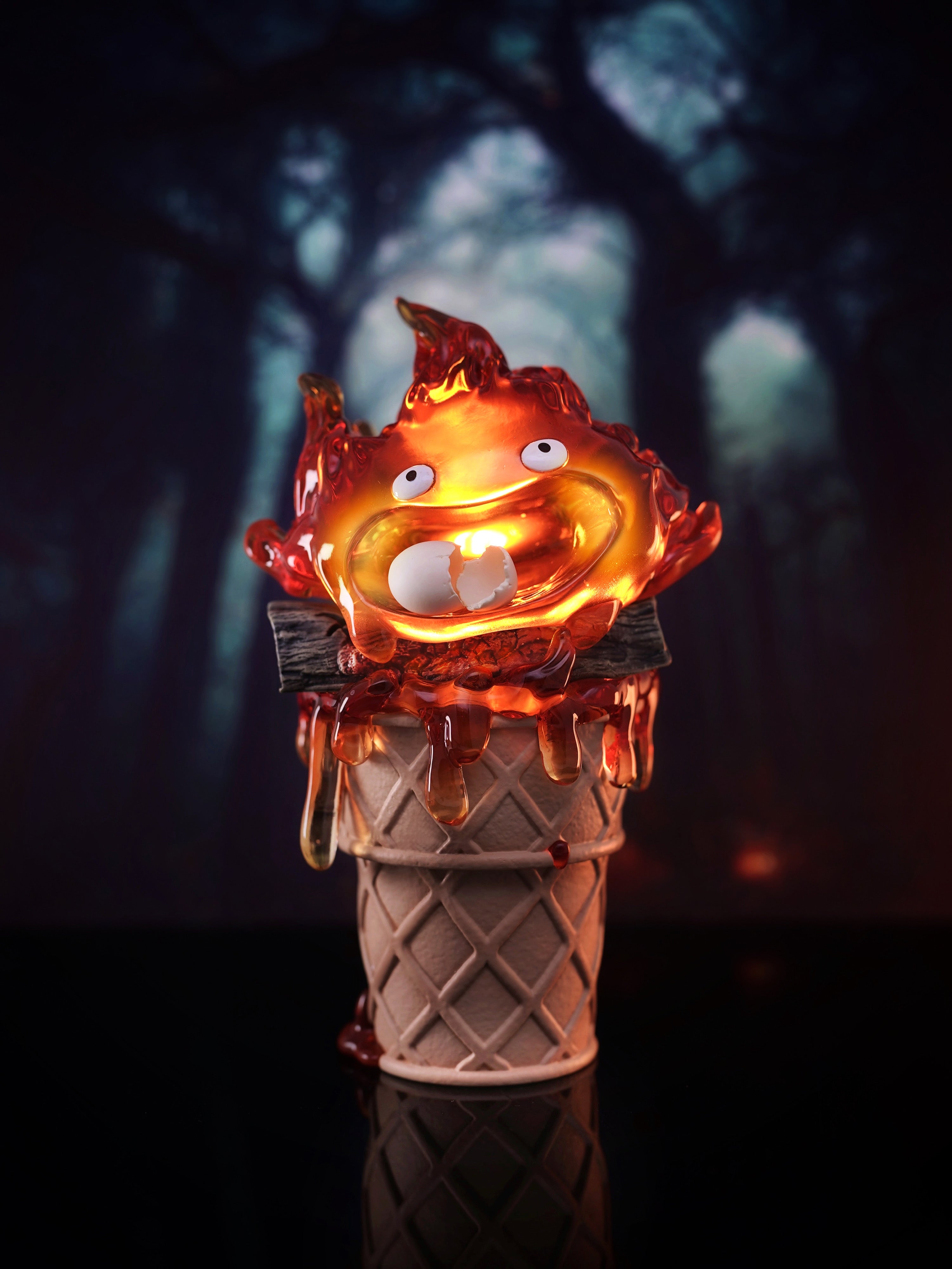 Howls Moving Castle Long Miao Studio Calcifer Ice Cream