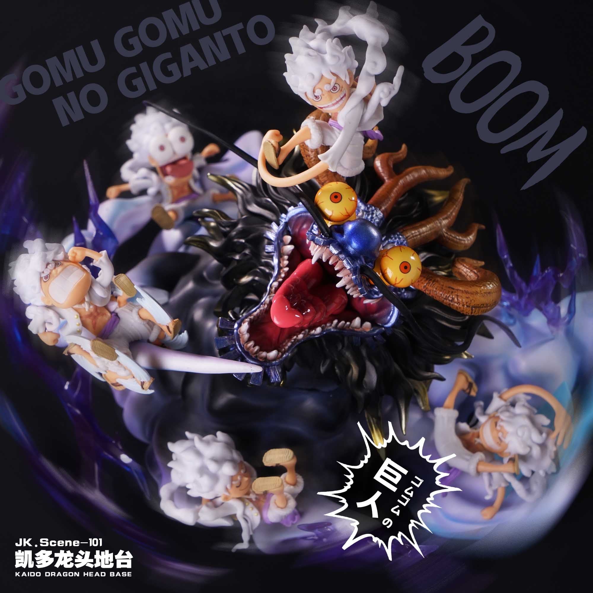 One Piece JacksDo Studio Kaido Dragon Head Base Resin Statue