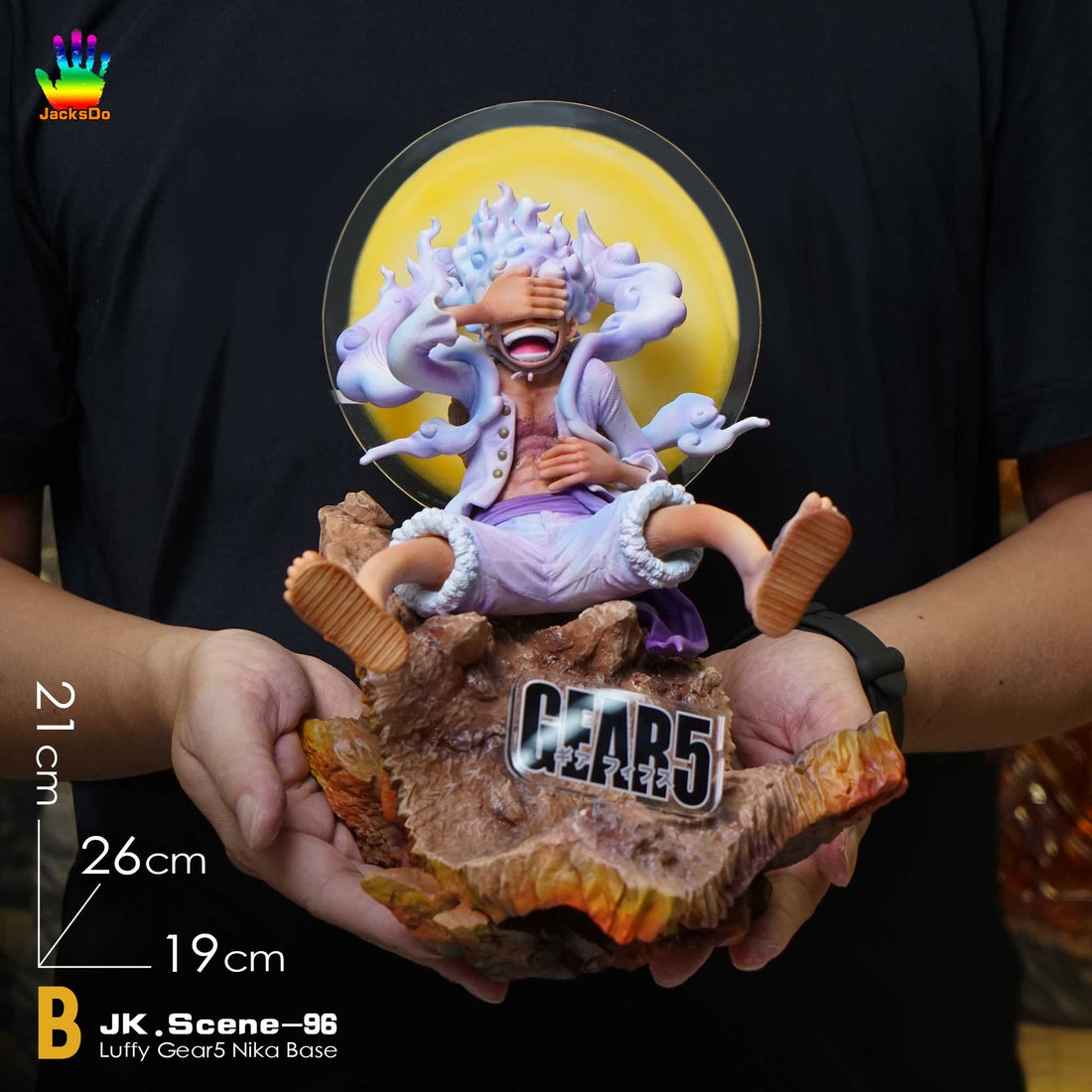 One Piece JacksDo Studio Luffy Gear 5 Nika Base Resin Statue