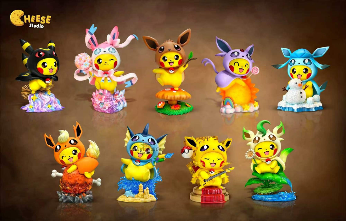 Pokemon CHEESE Studio Pikachu Evee