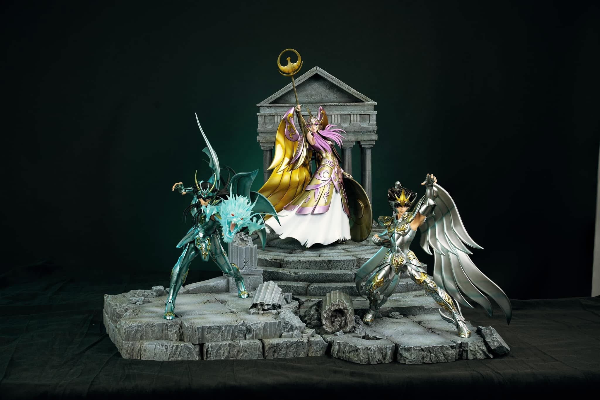 Saint Seiya Zodiakos Studio Shiryu Licensed Resin Statue