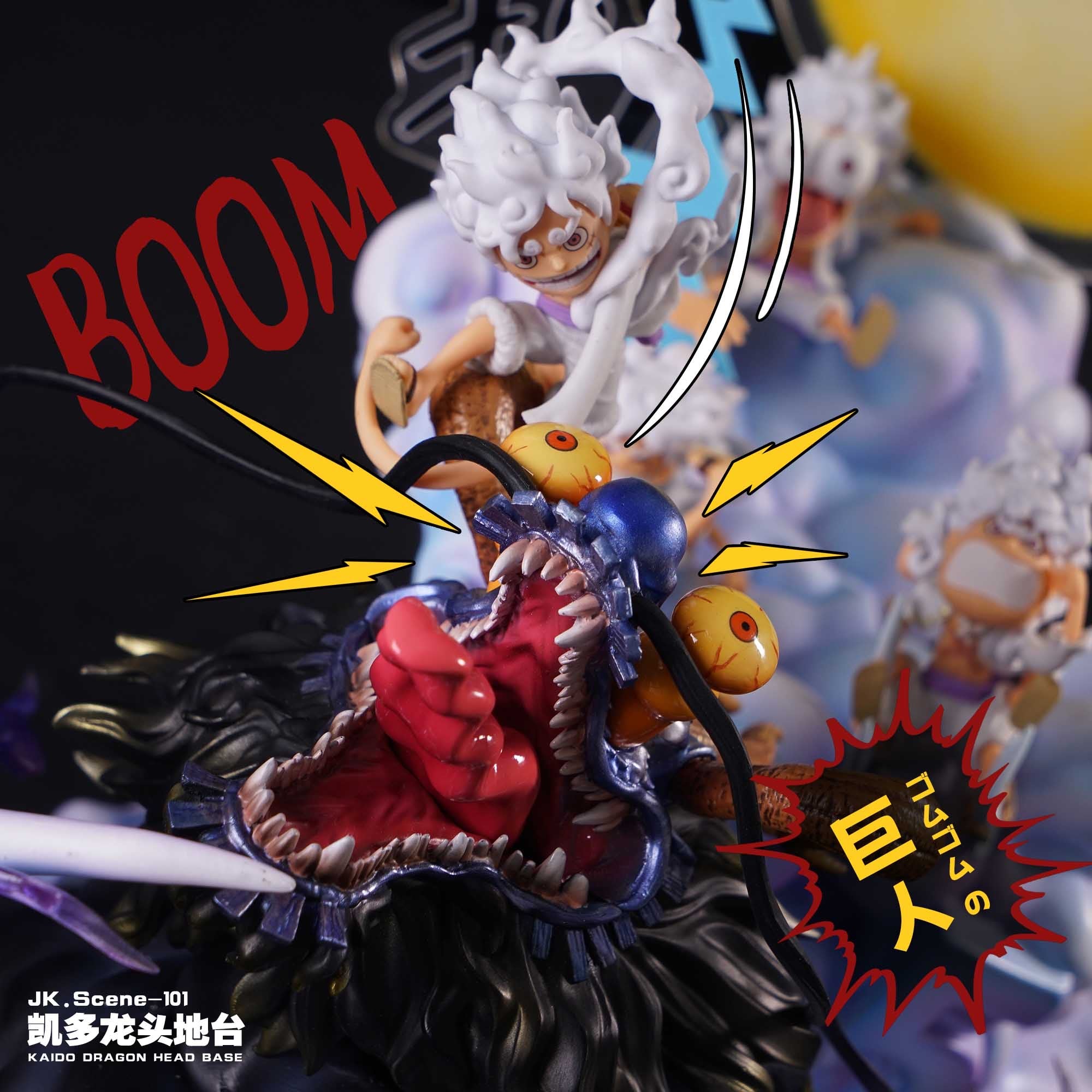 One Piece JacksDo Studio Kaido Dragon Head Base Resin Statue