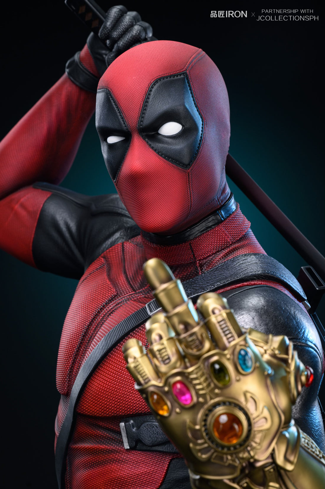 Deadpool Pin Jiang Iron Studio Deadpool MQ060 Bust Resin Statue