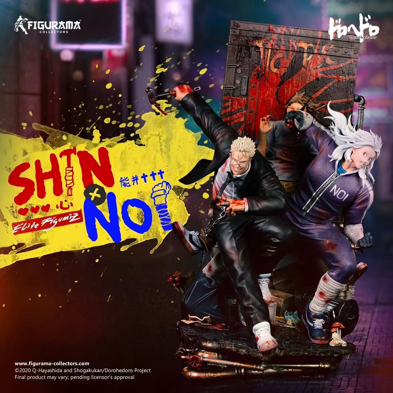 Dorohedoro Figurama Collectors Shin x Noi Licensed – ClubHouse Statues