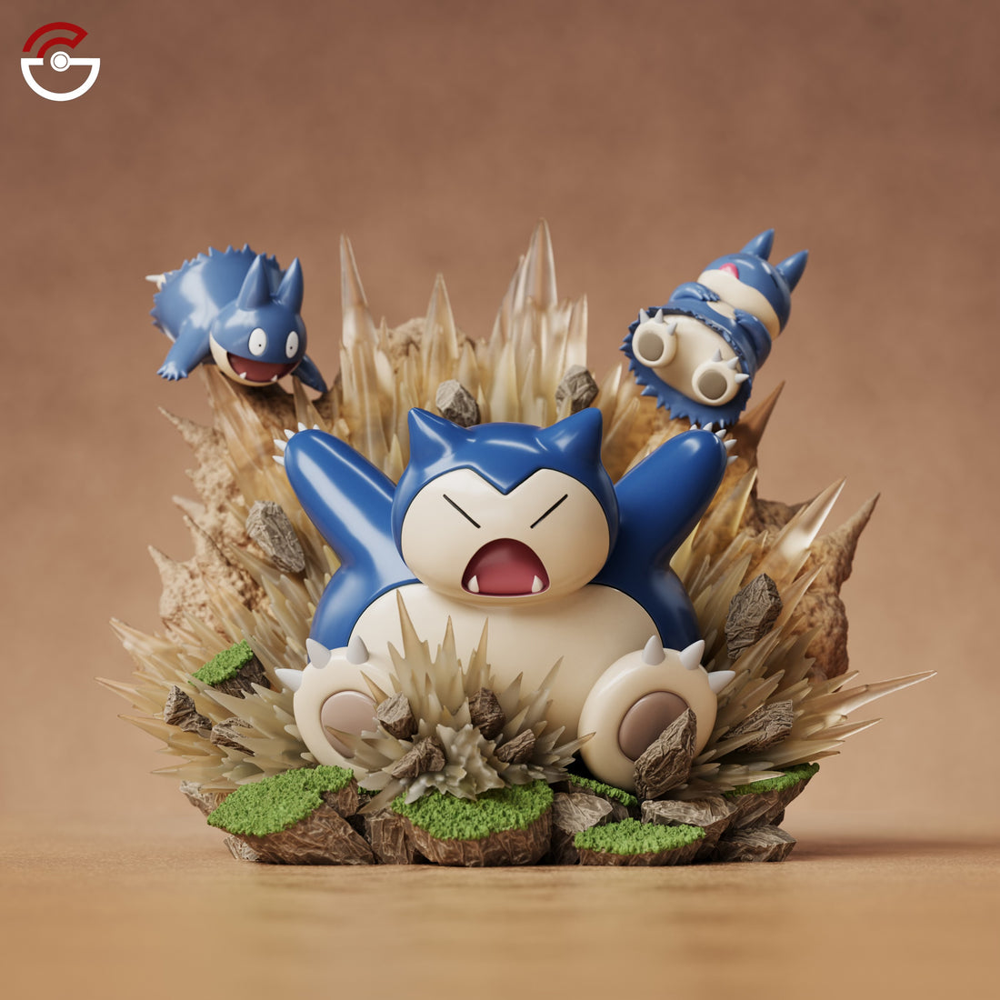 Pokemon Guangzhu Studio Snorlax Resin Statue