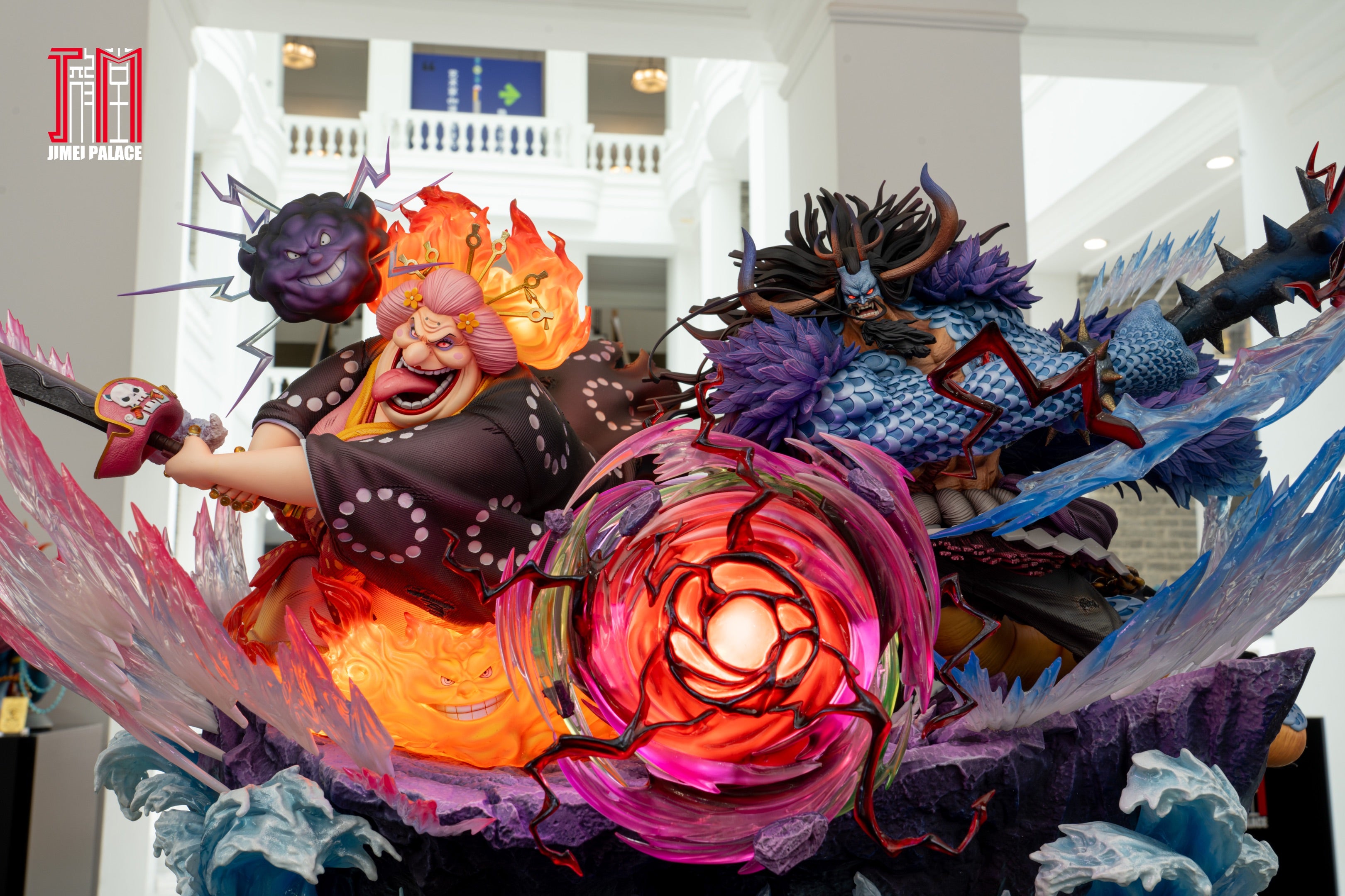 One Piece Jimei Palace Big Mom x Kaido Licensed Resin Statue