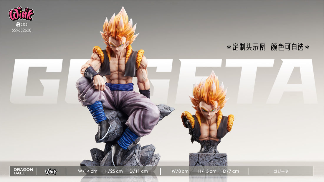 Dragon Ball Wink Studio Seated Gogeta Resin Statue