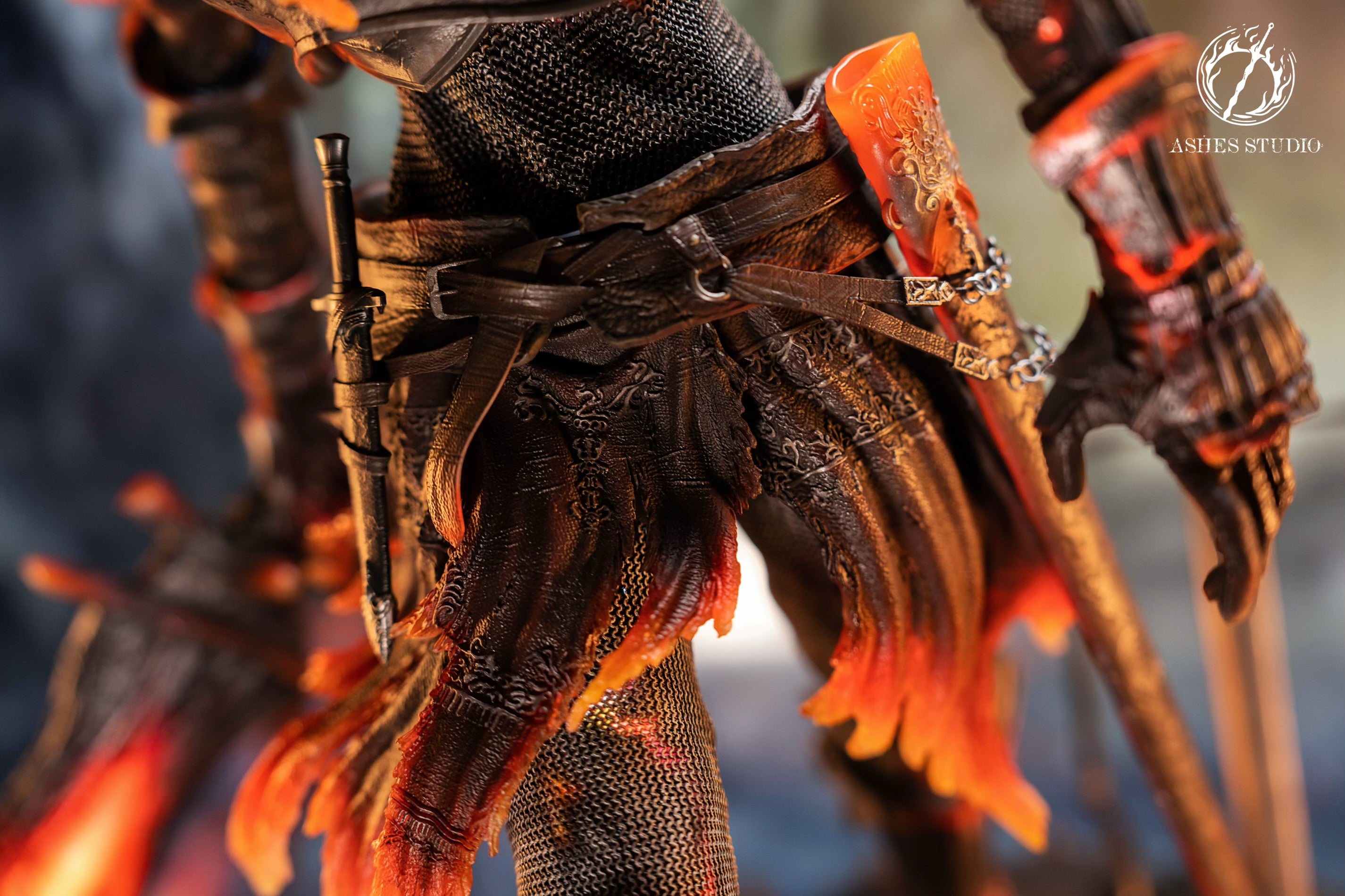 Dark Soul III Ashes Studio Souls of Cinder Resin Statue