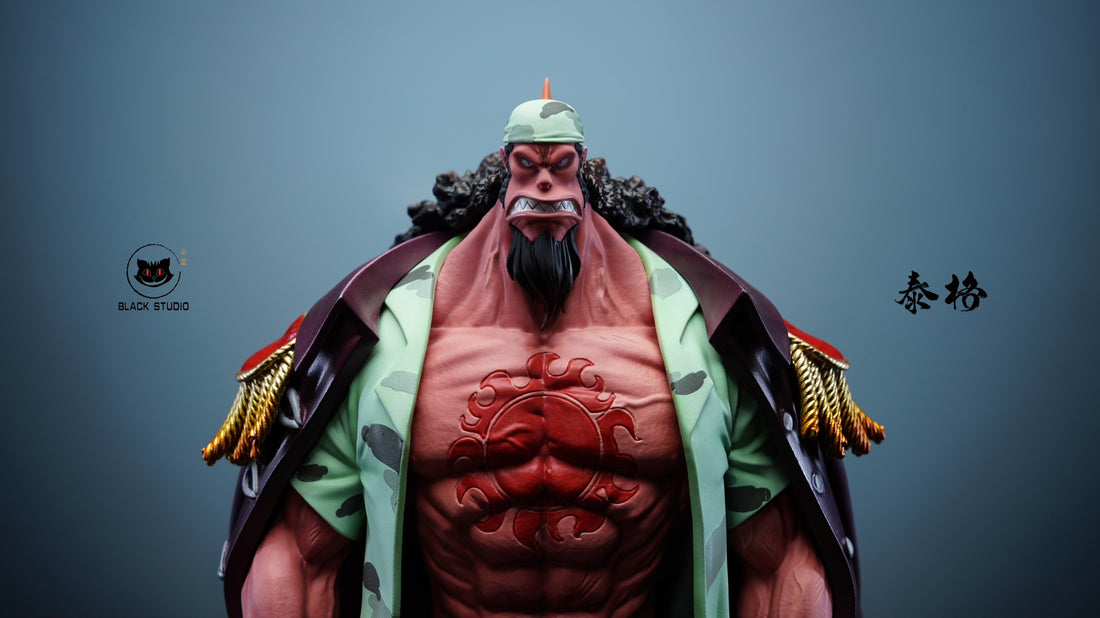 One Piece Black Studio Fisher Tiger Sun Pirate Group Fish Terran Series Resin Statue