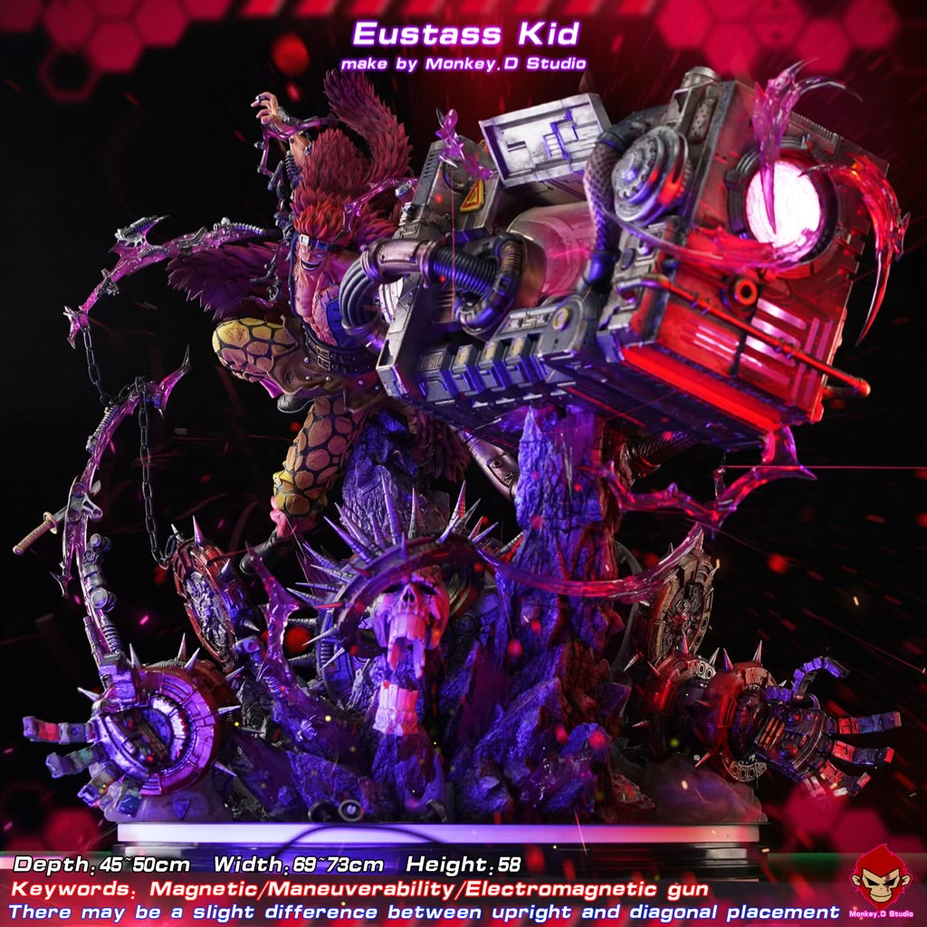 One Piece Monkey D Studio Eustass Kid Resin Statue
