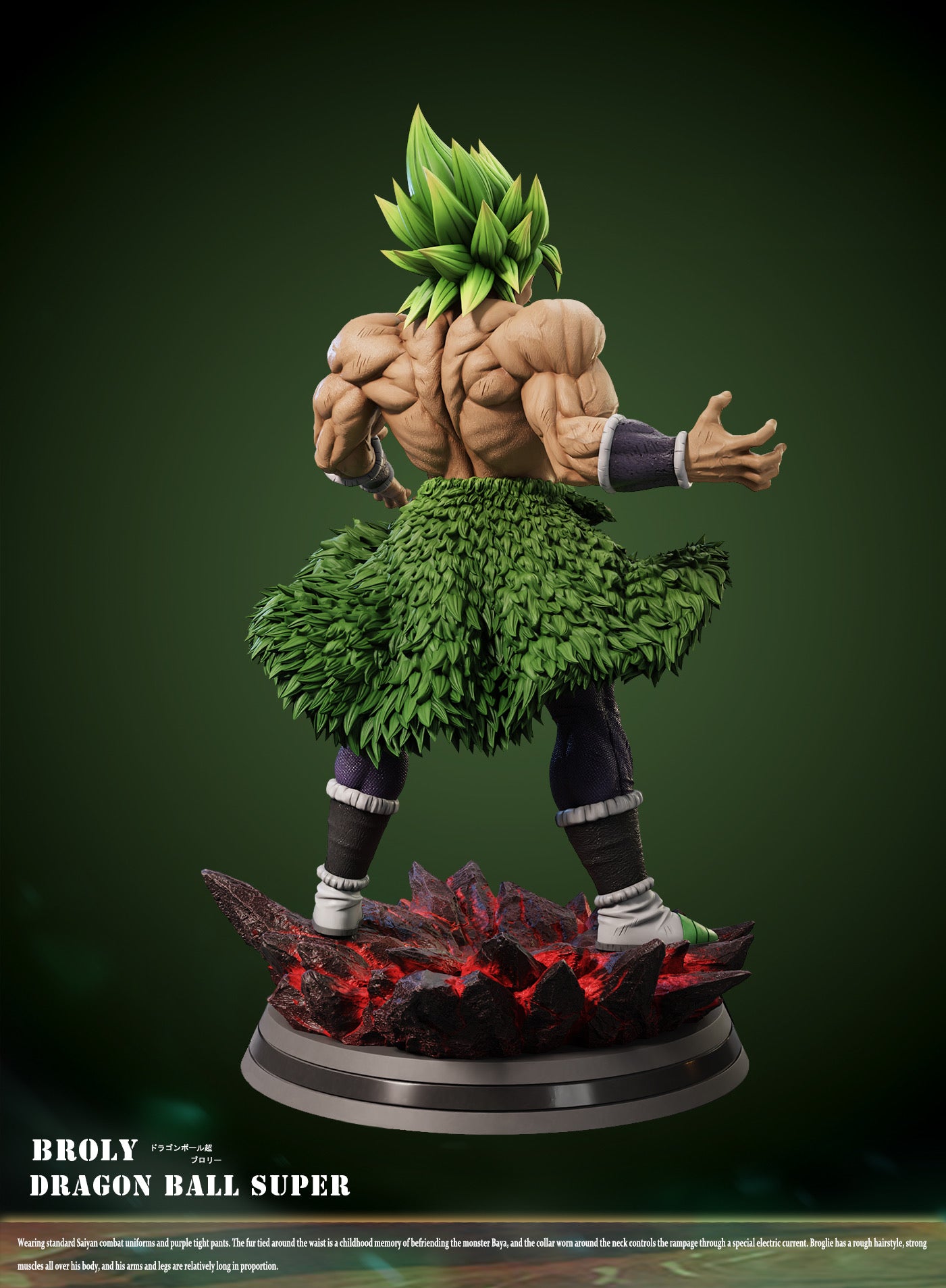Dragon Ball Cross Studio Broly Full Power Resin Statue – ClubHouse