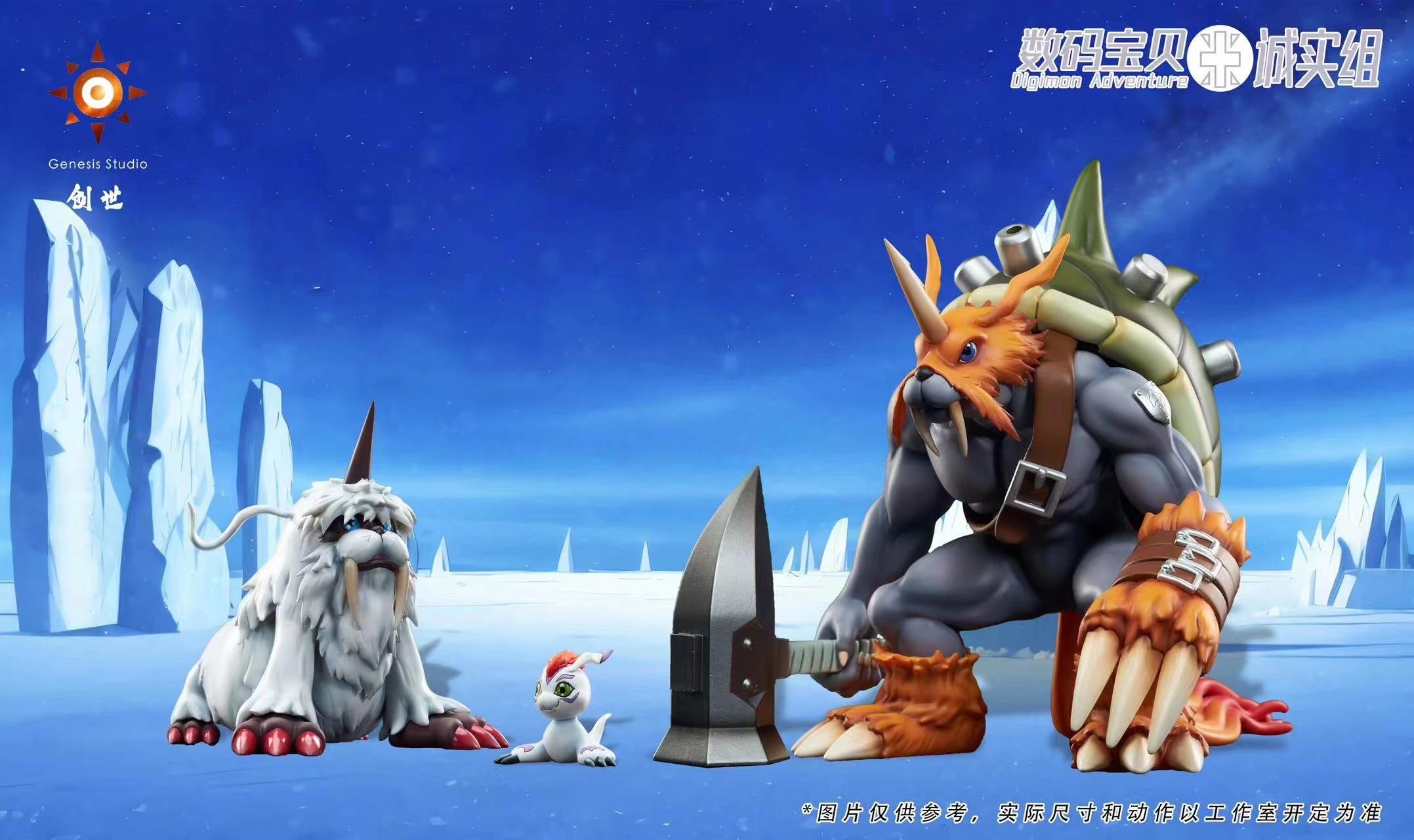 デジモン GENESIS-STUDIO デュナスモン フィギュア Genesis Studio Digimon Devimon Resin Statue Pre-order Model