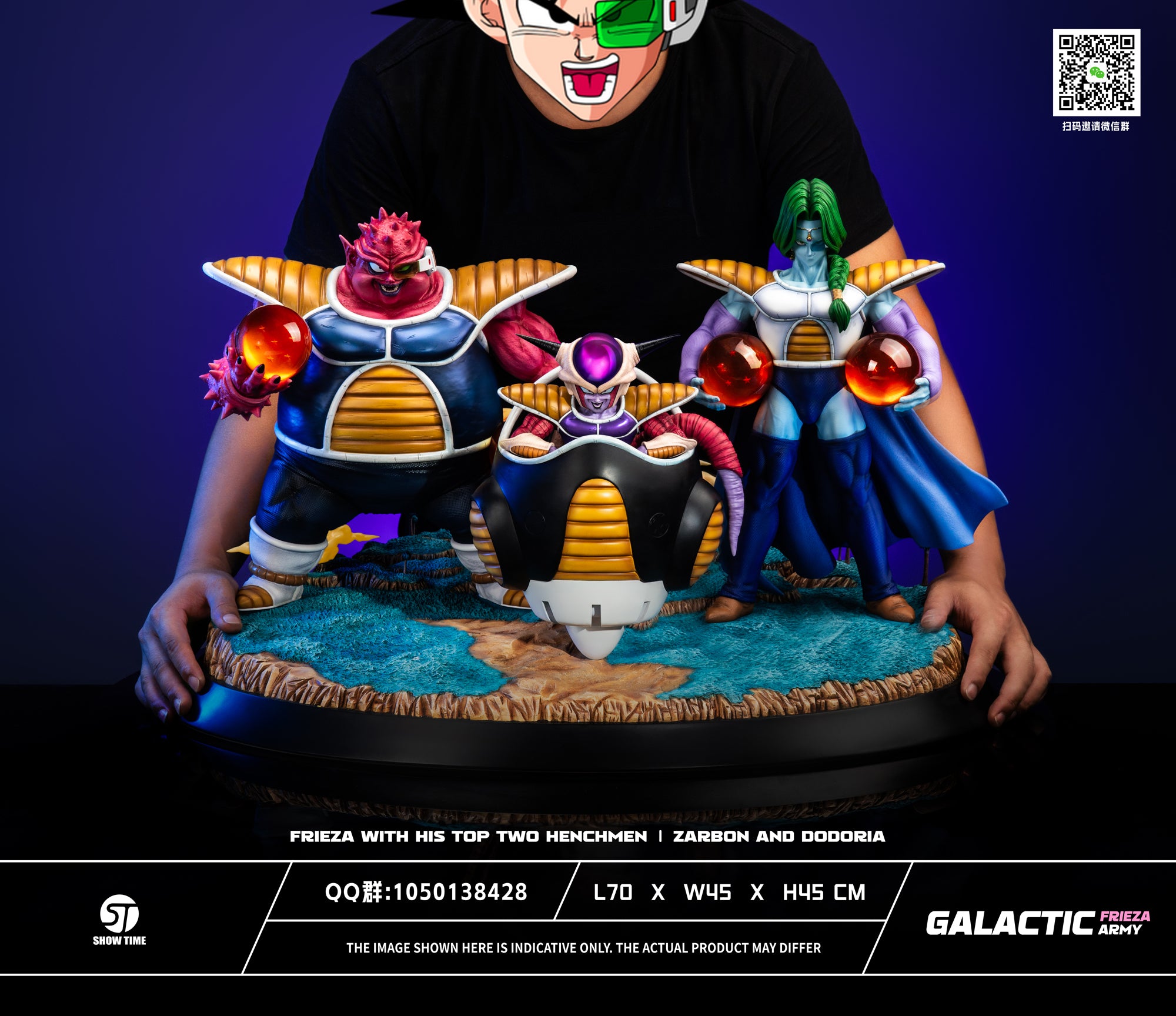 Dragon Ball ShowTime Studio Freezer Zarbon Dodoria Diorama