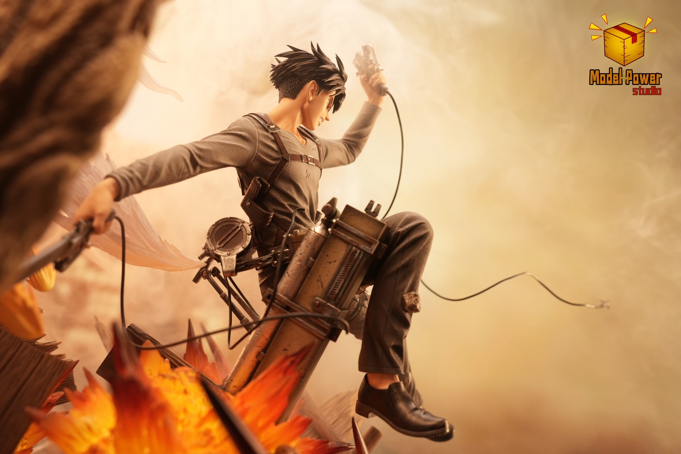 Attack on Titan Model Power Studio Urban Warfare Levi Ackerman