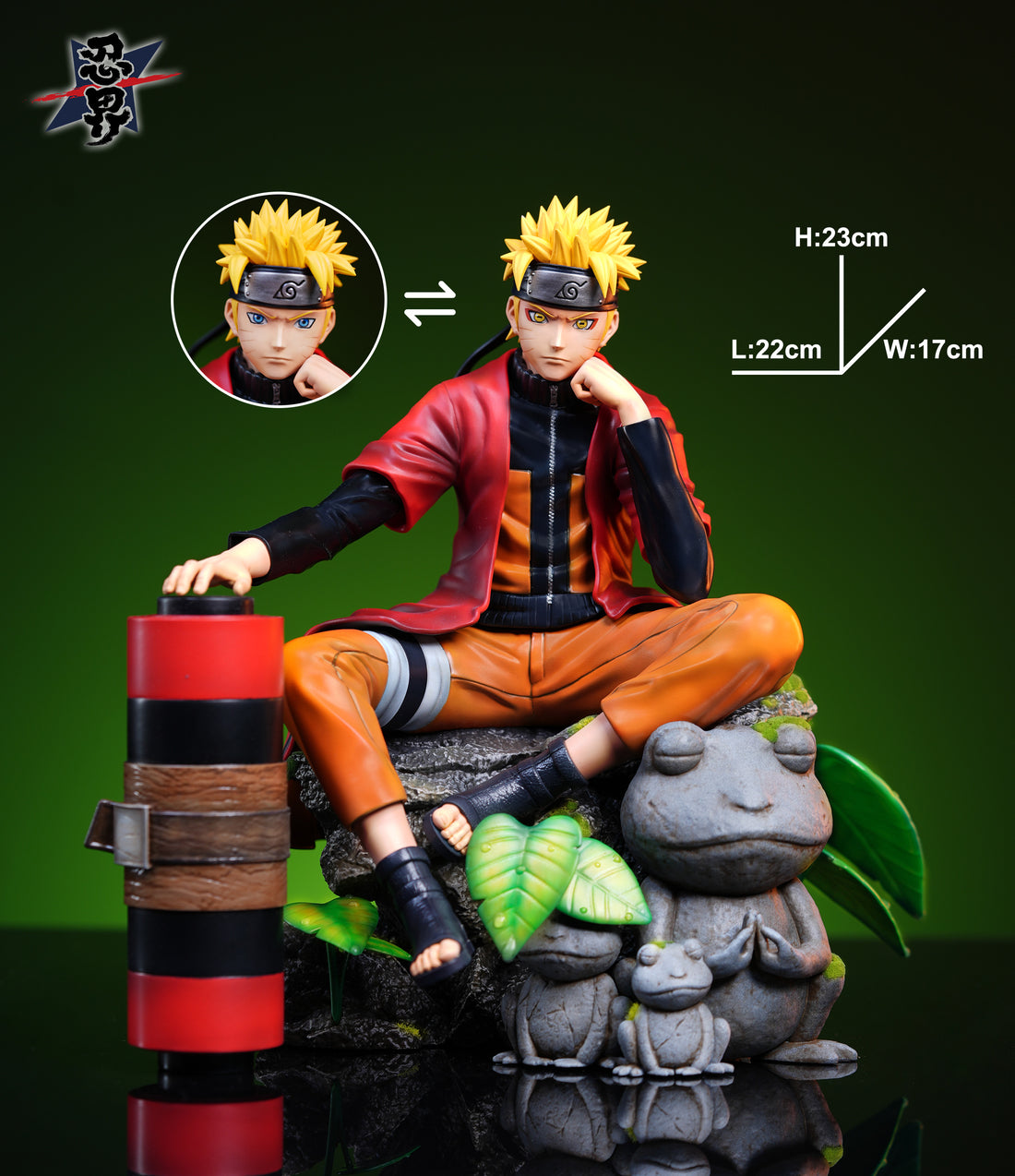 Naruto Renjie Studio Naruto Sage Mode Resin Statue