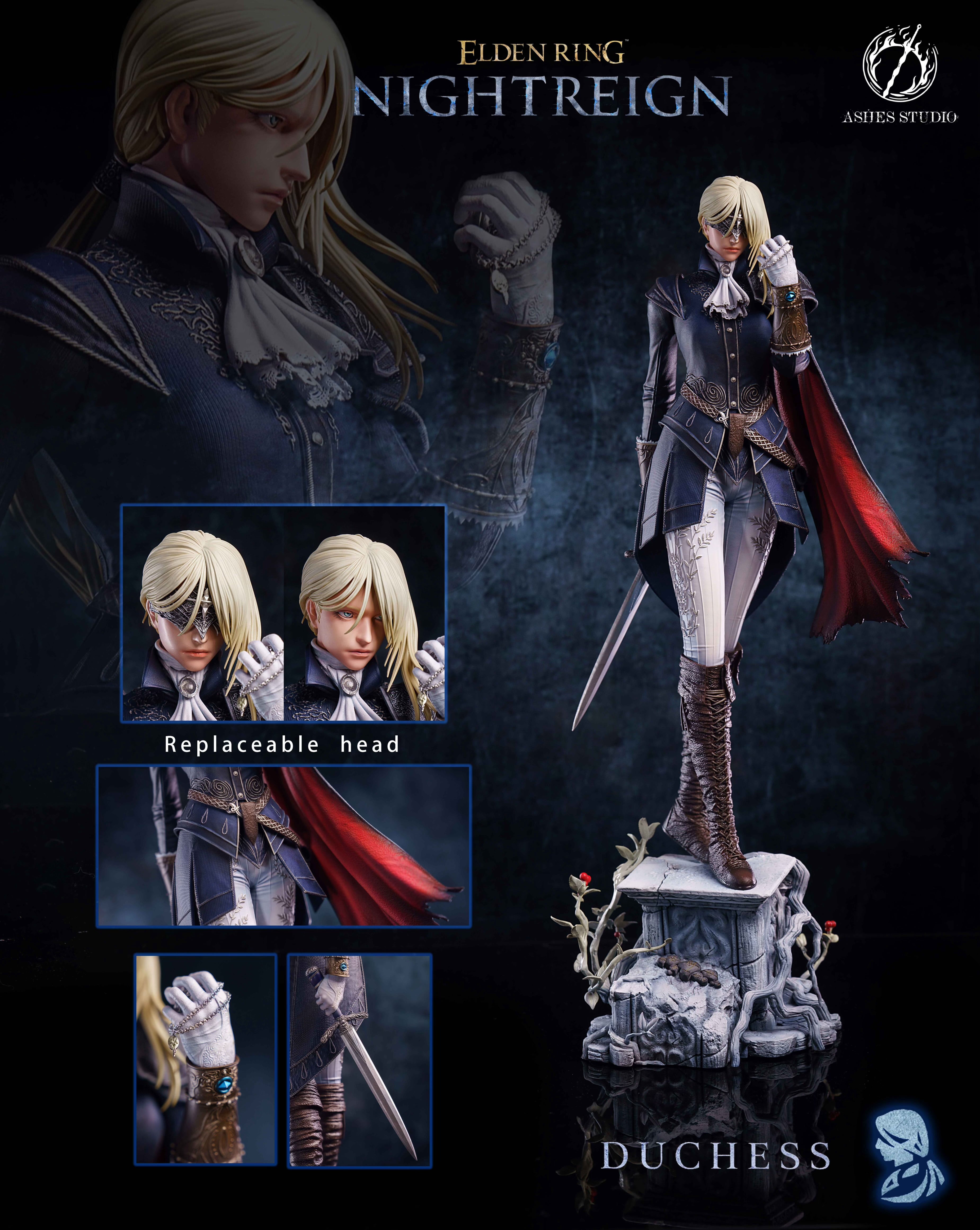 Elden Ring Ashes Studio Nightreign Duchess – ClubHouse Statues