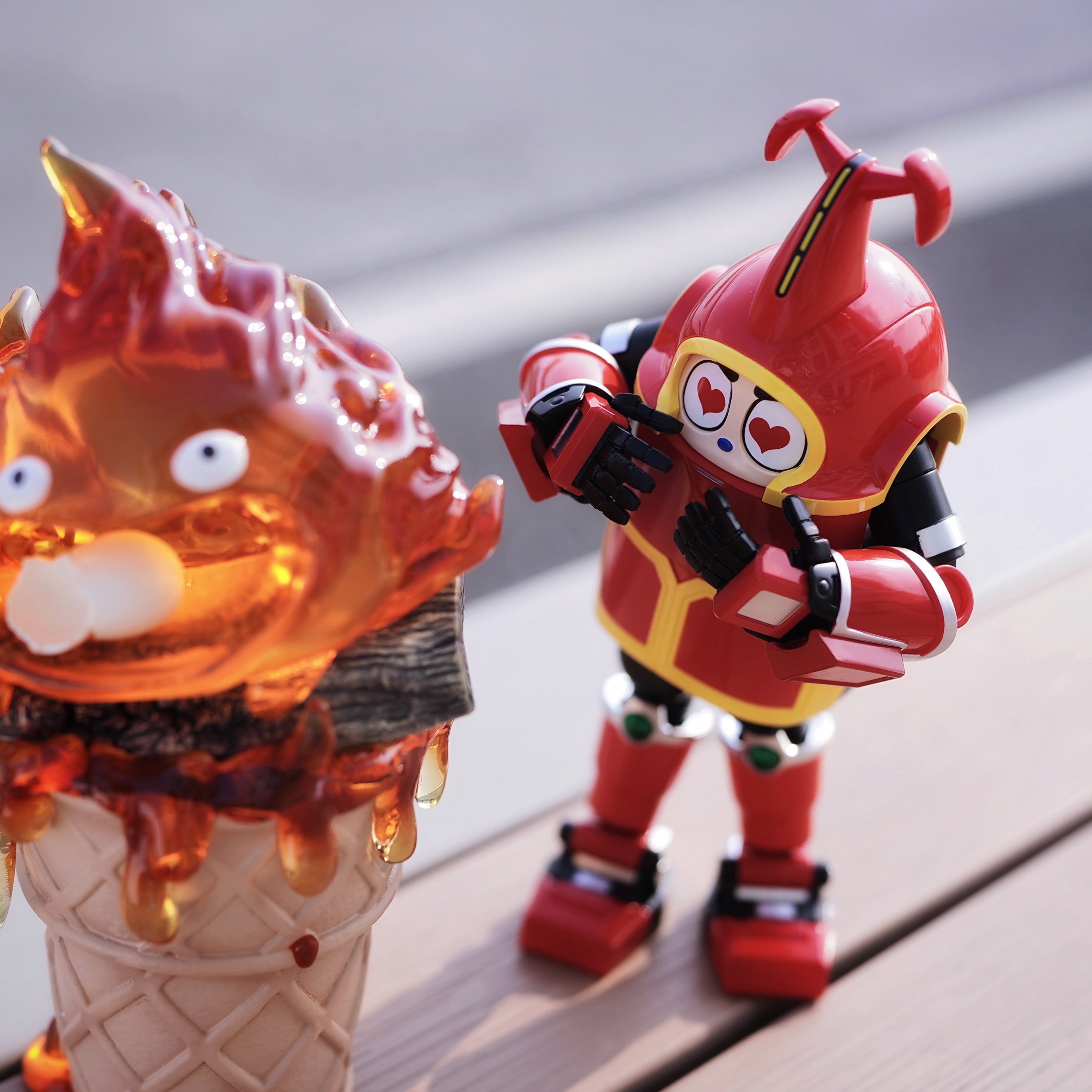 Howls Moving Castle Long Miao Studio Calcifer Ice Cream