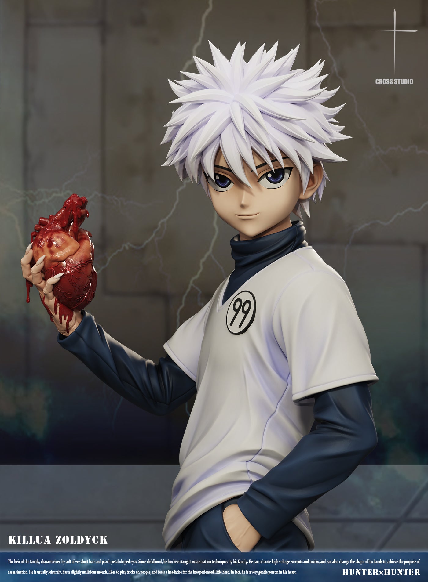 Hunter x Hunter Cross Studio Killua Zoldick – ClubHouse Statues