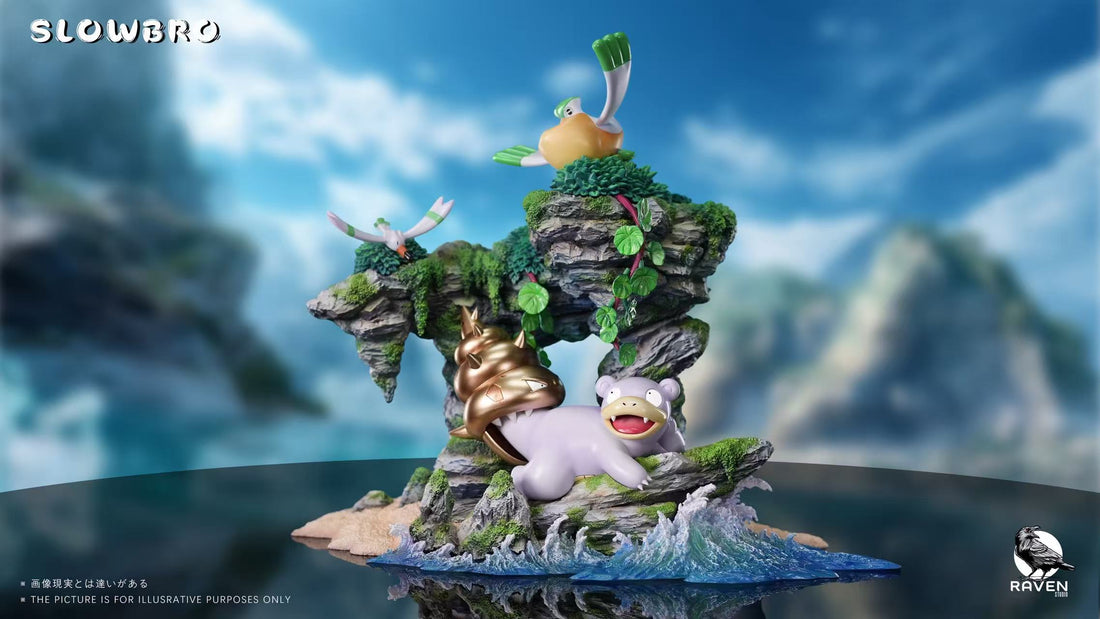 Pokemon Raven Studio Slowpoke V2 Resin Statue