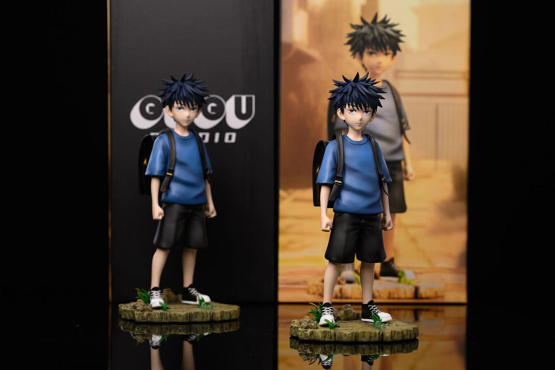 Jujutsu Kaisen Gugu x Mimo Studio Fushiguro Megumi Resin Statue