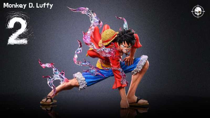 One Piece LX Studio Gear 2 x Nika Luffy Resin Statue