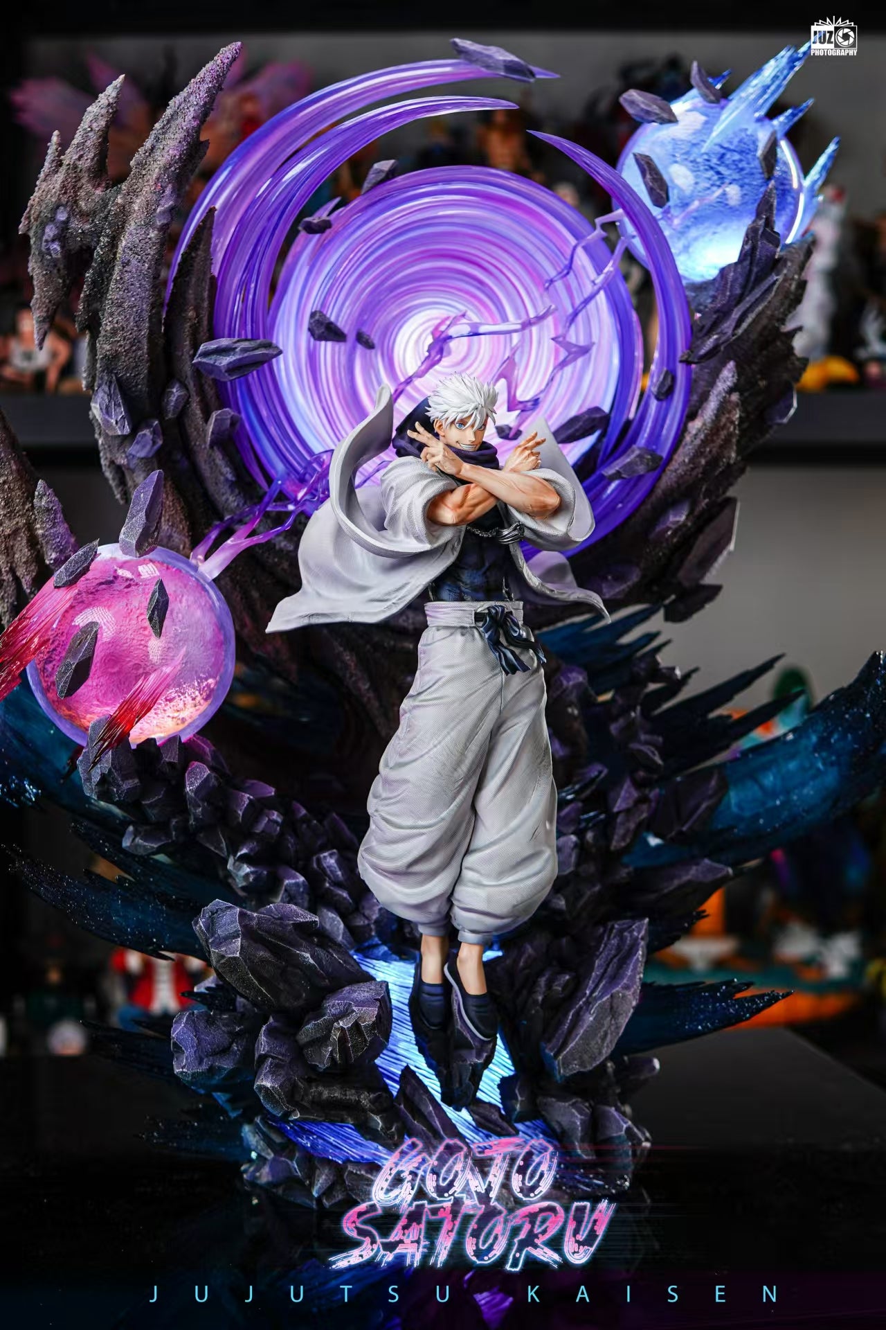 Jujutsu Kaisen ZanyJoke Studio x Temple Studio Gojo Satoru Resin Statu ...