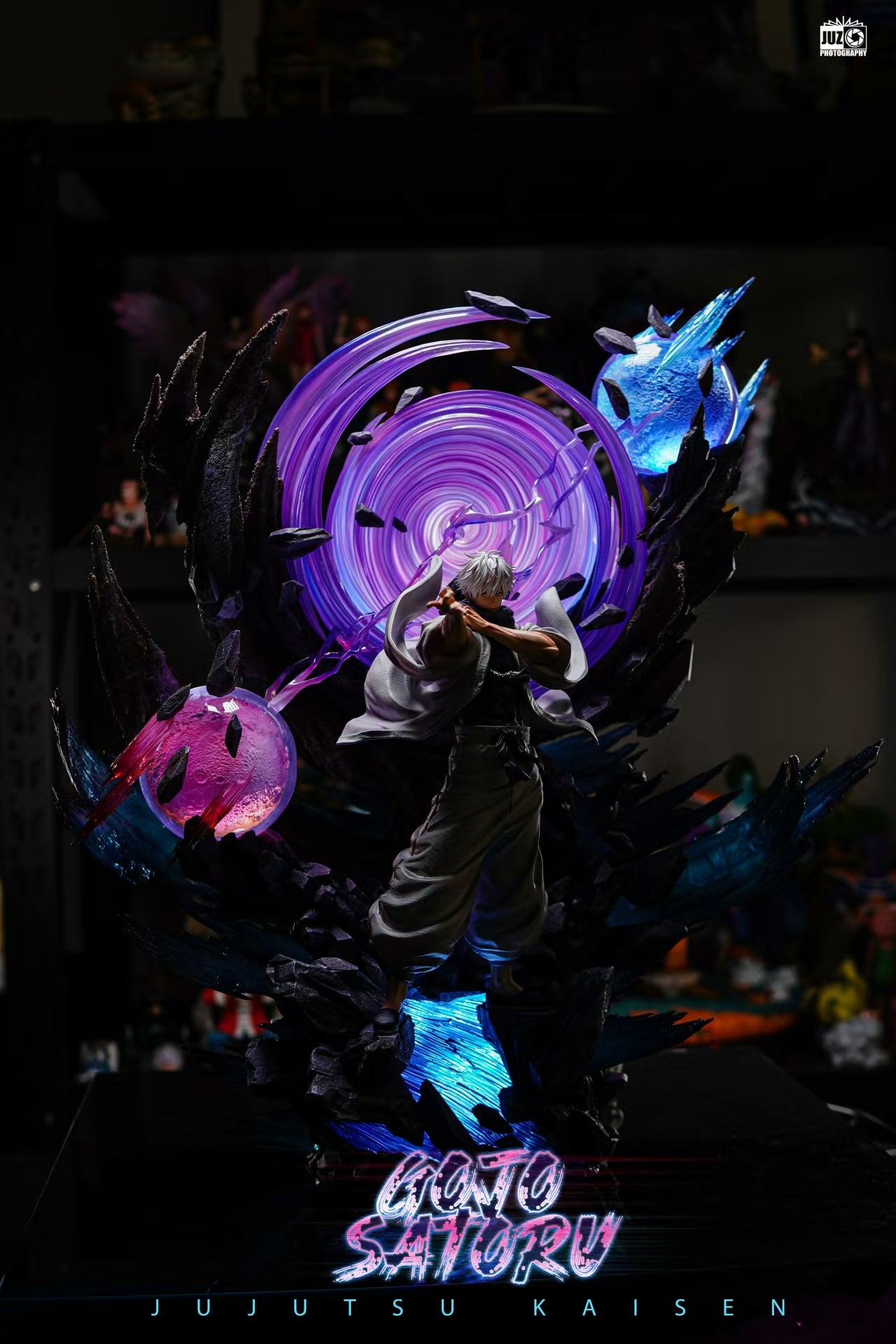 Jujutsu Kaisen ZanyJoke Studio x Temple Studio Gojo Satoru Resin Statu ...