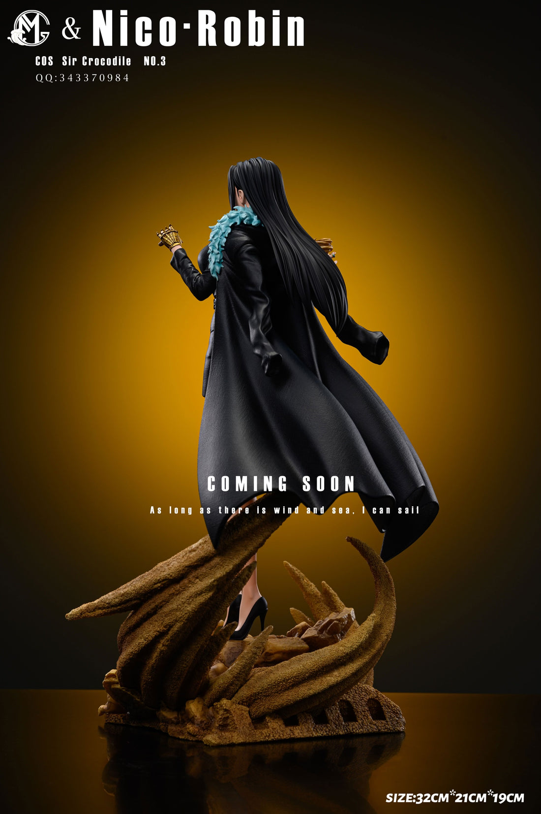 One Piece GM Studio Nico Robin Cosplay Sir Crocodile Special Ver. Resin Statue
