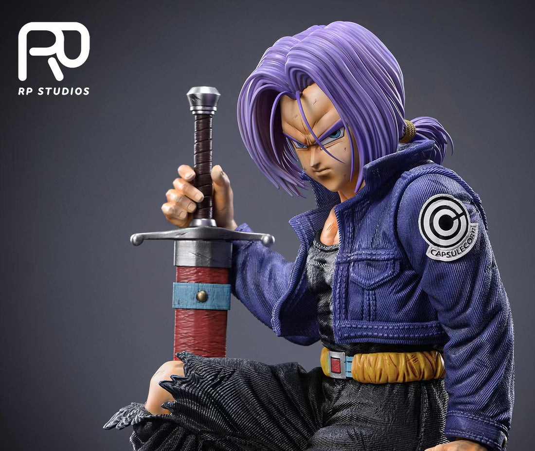 Dragon Ball RP Studio Sitting Long Hair Trunks V2 Resin Statue