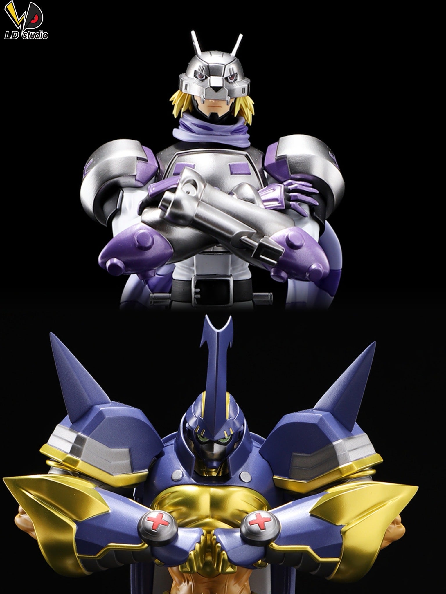 Digimon LD Studio Wolfmon x Blitzmon Resin Statue – ClubHouse Statues