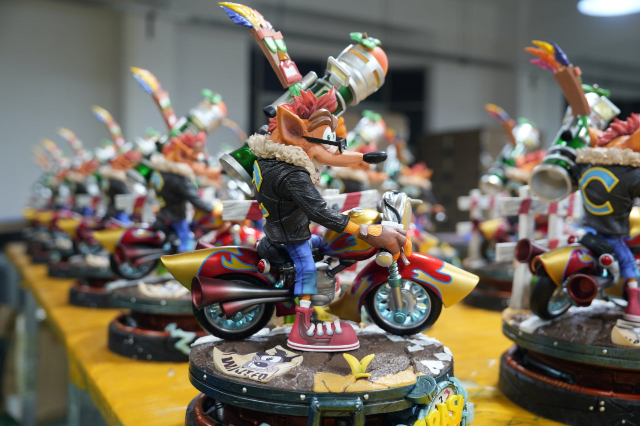 Statue Crash Bandicoot 40 Cm - Résine - Figurine Géante Numérotée NEUVE