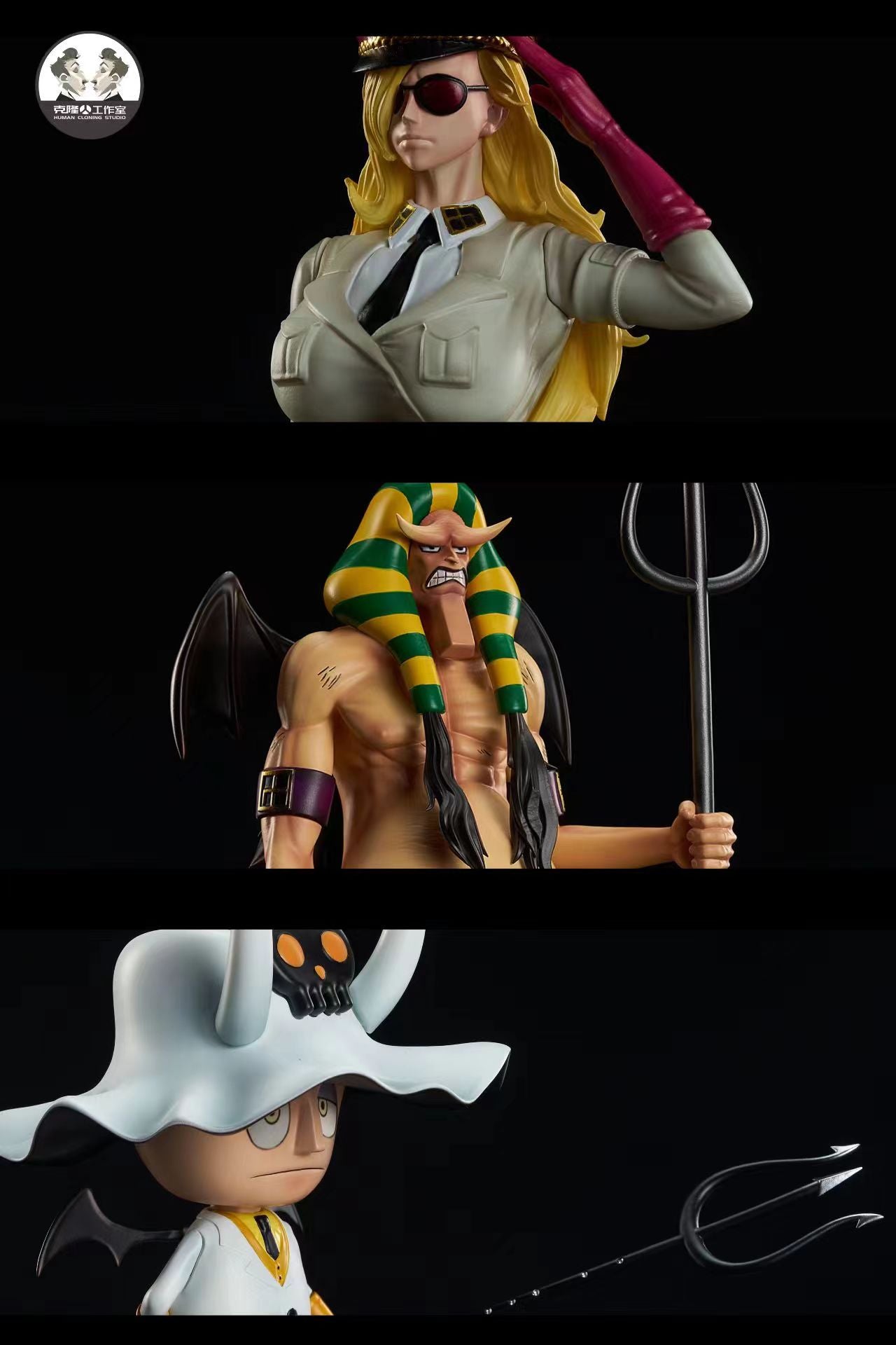 One Piece Clone Studio Impel Down Hannyabal & Domino & Saldeath