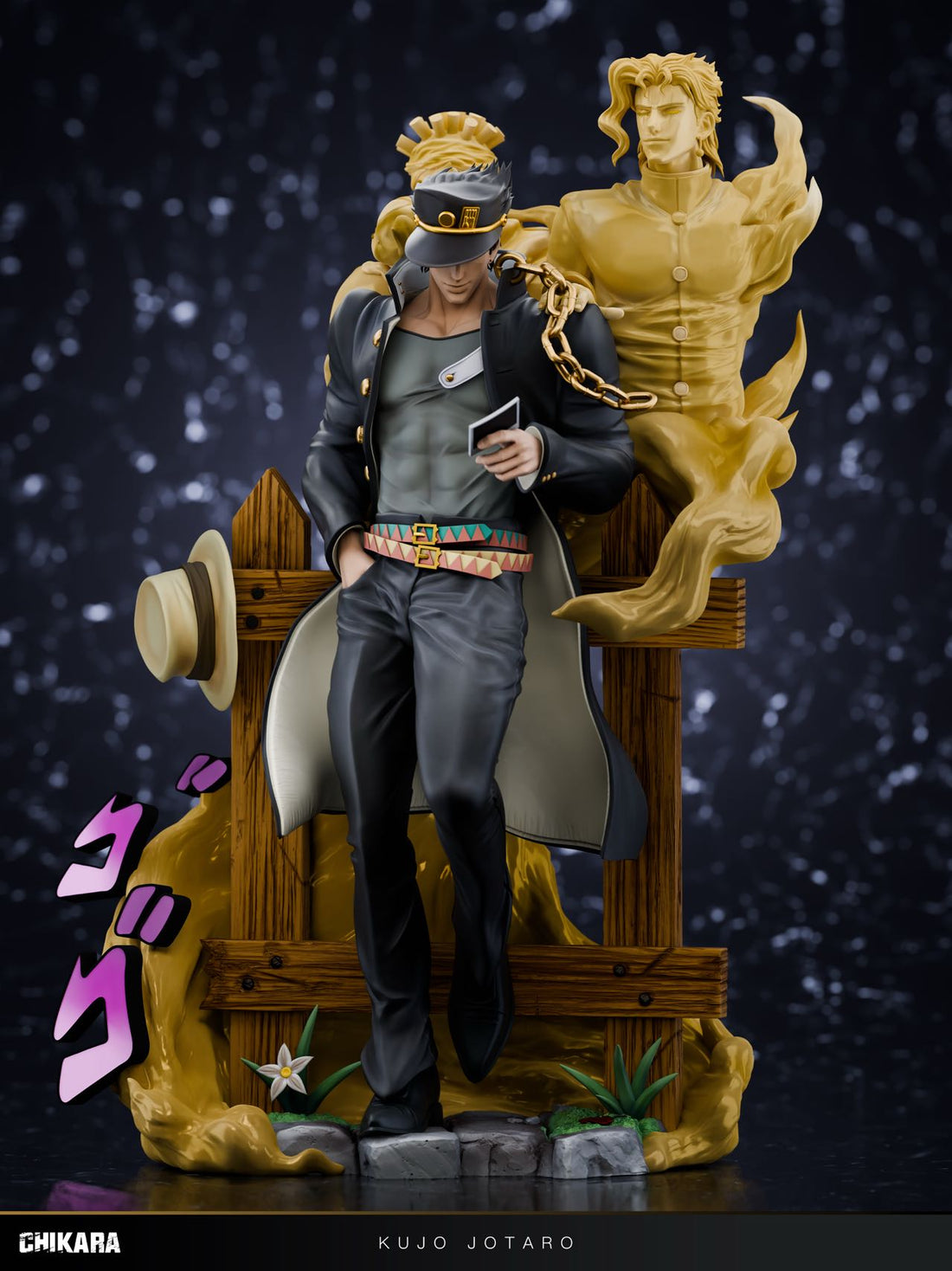 JoJos Bizarre Adventure Chikara Studio Kujo Jotaro Memories Resin Statue