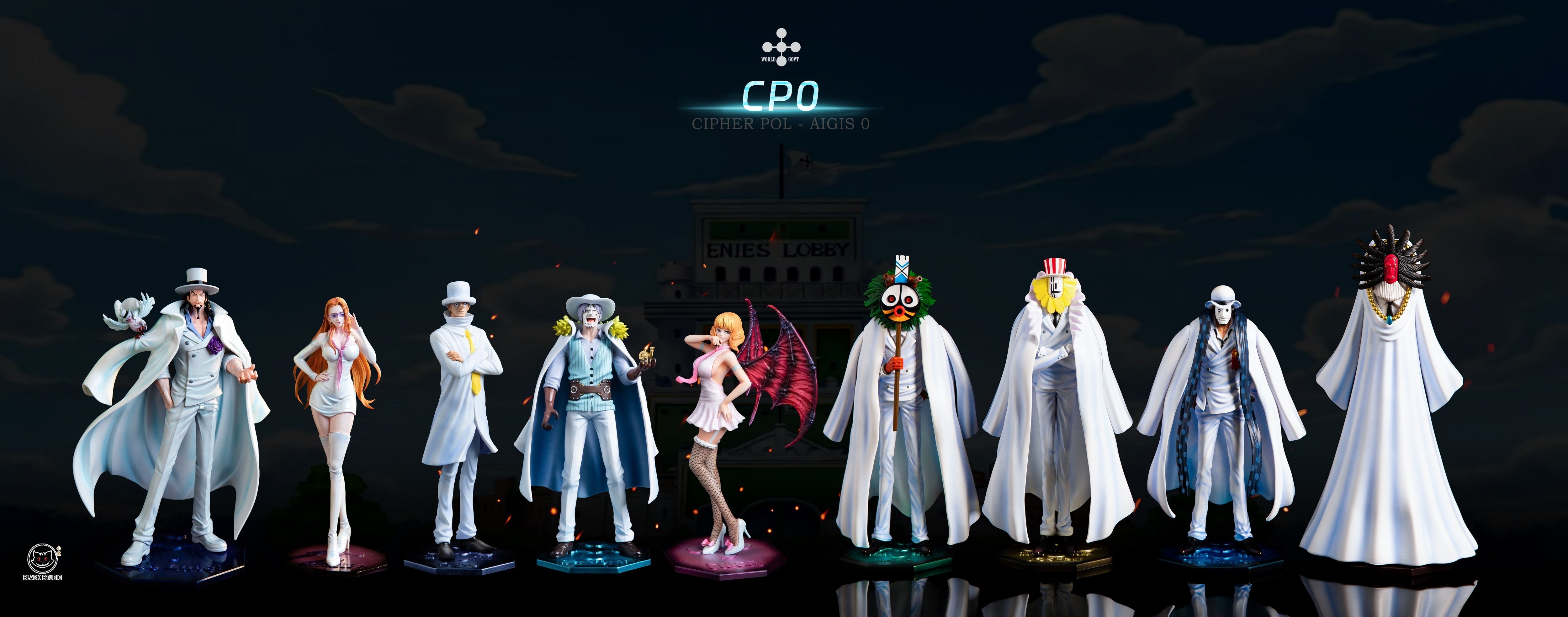 One Piece Black Studio Kalifa x Rob Lucci – ClubHouse Statues