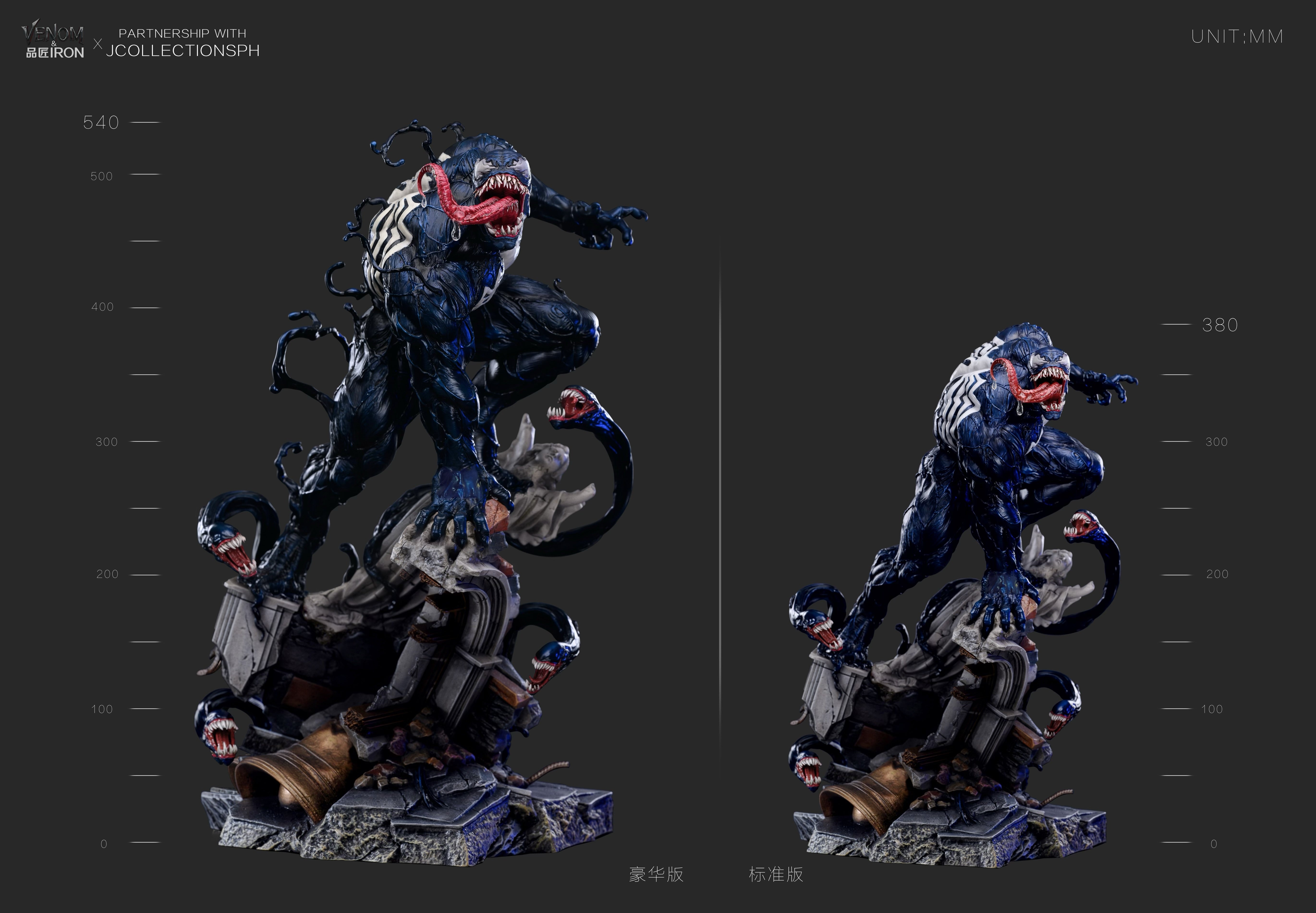 Marvel Pin Jiang Iron Studio Venom – ClubHouse Statues