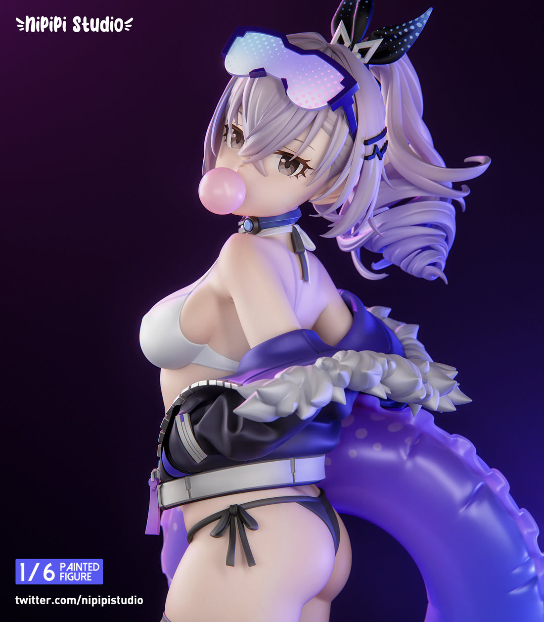Honkai Star Rail Nipipi Studio Silver Wolf Resin Statue