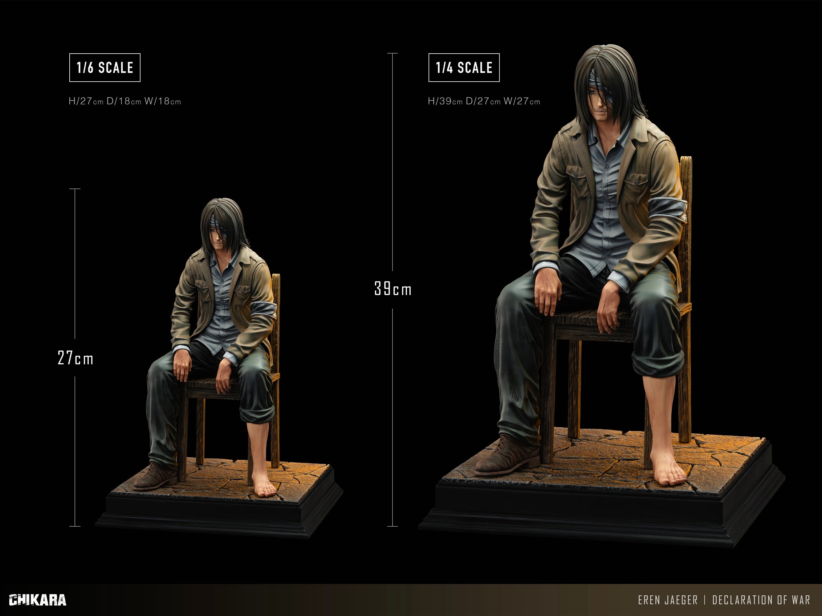 Attack on Titan Chikara Studio Eren Jaeger Resin Statue