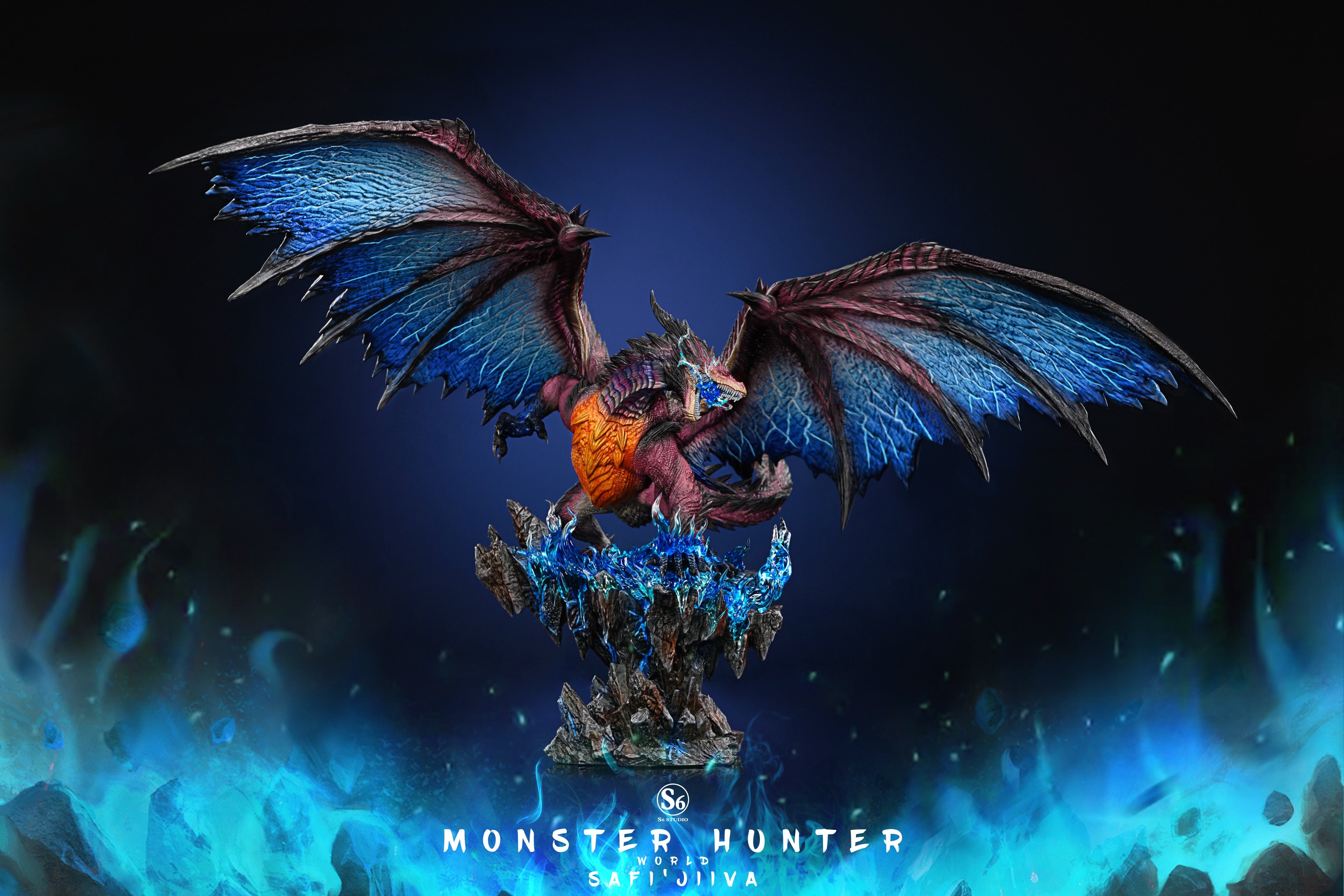 Monster Hunter S6 Studio Safi Jiiva Dark Red Dragon – ClubHouse