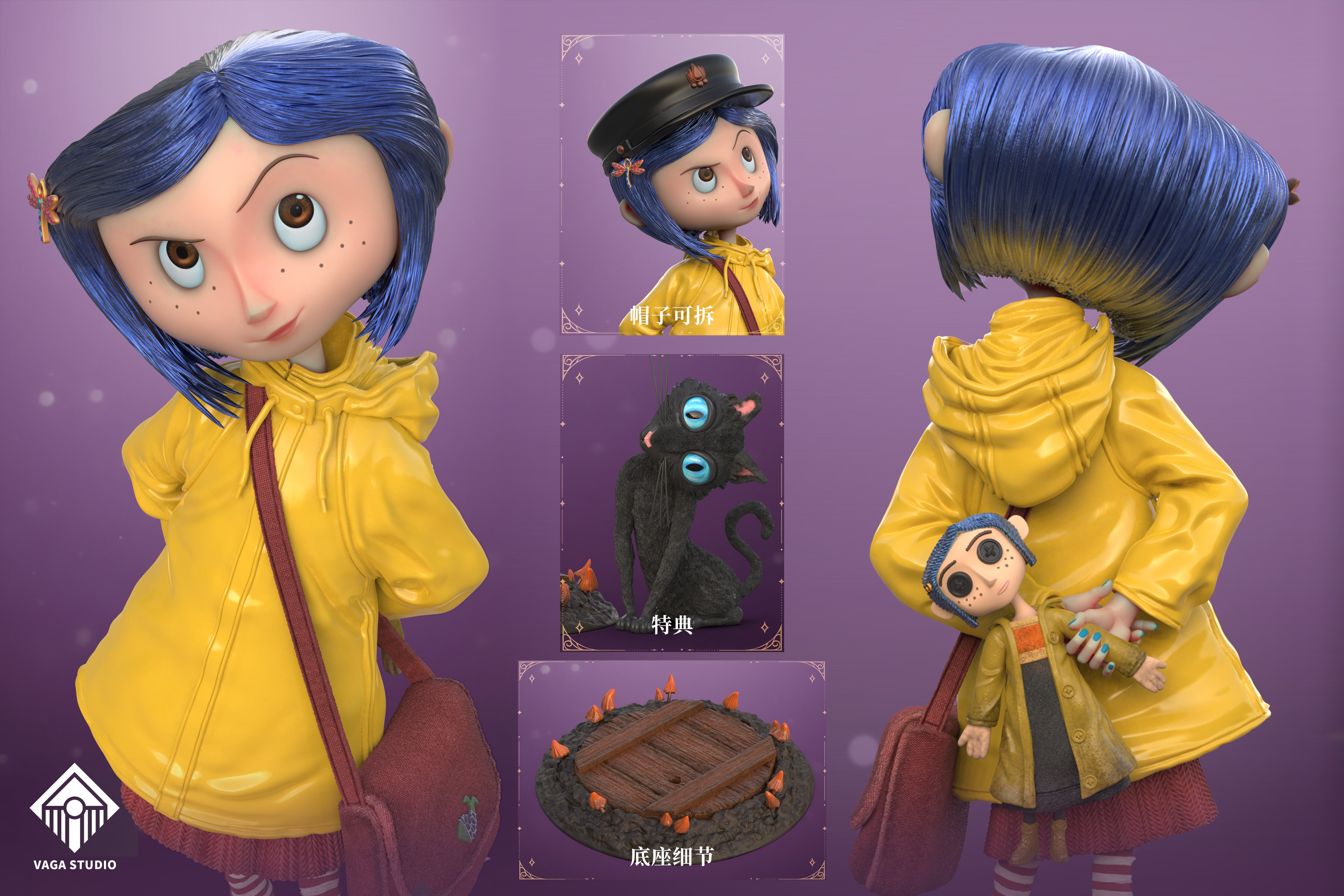 Coraline VAGA Studio Coraline Resin Statue – ClubHouse Statues