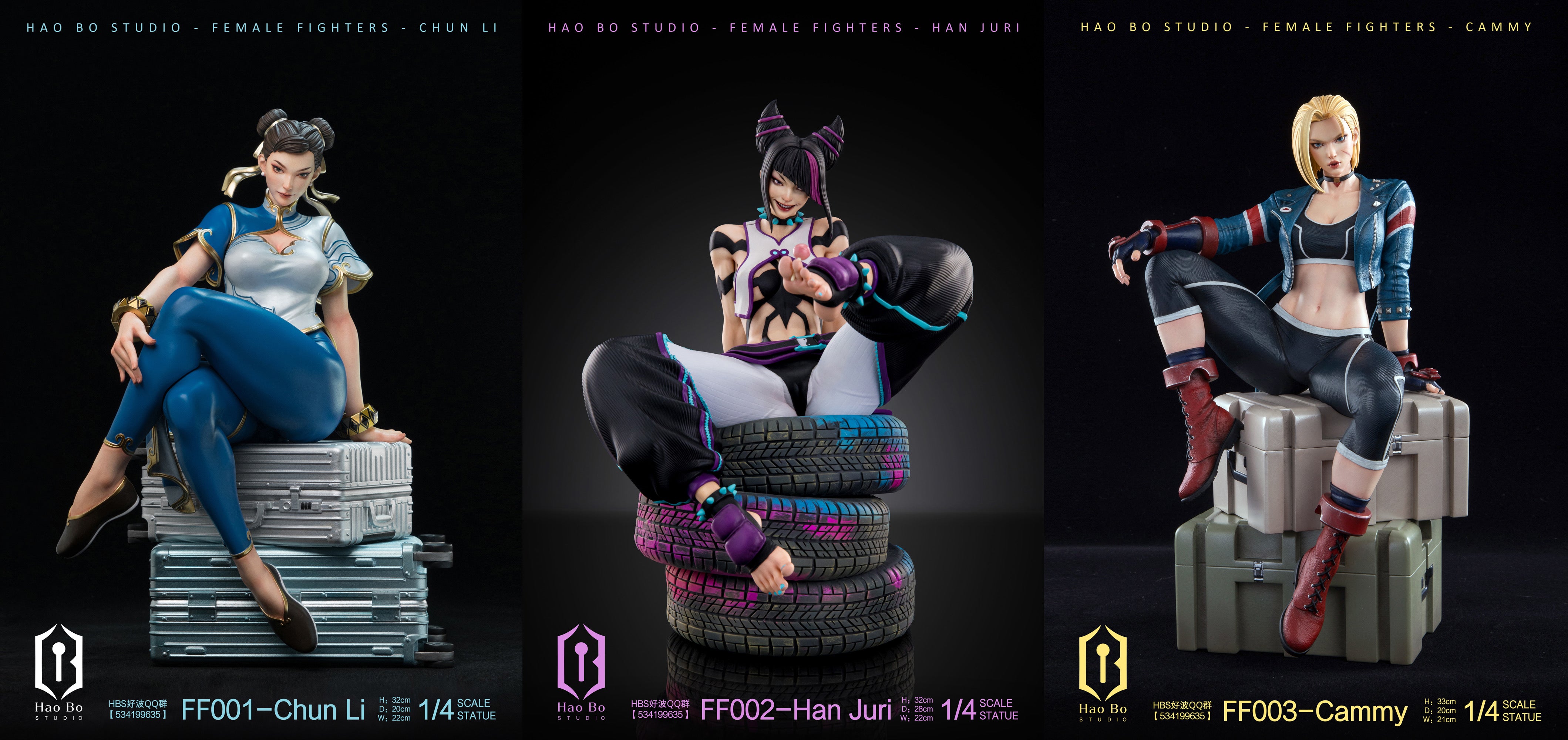 Street Fighter Haobo Studio Cammy Resin Statue – ClubHouse Statues